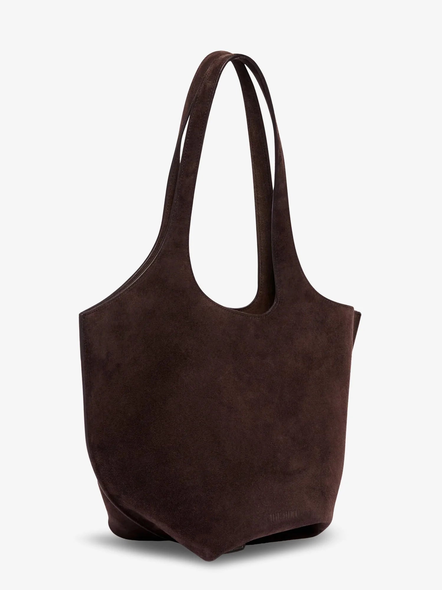 La Scoop suede shoulder bag