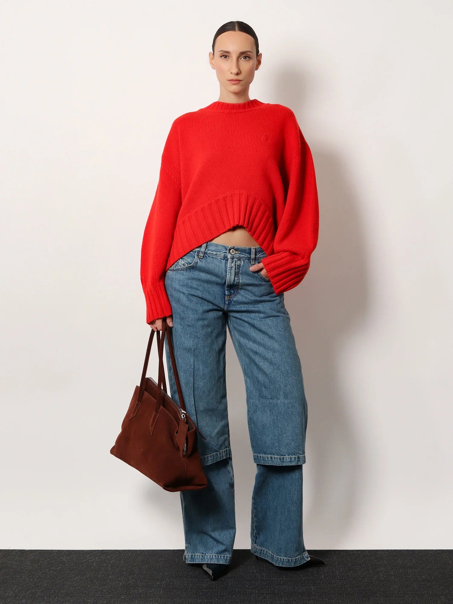Jeans with Logo embroidery