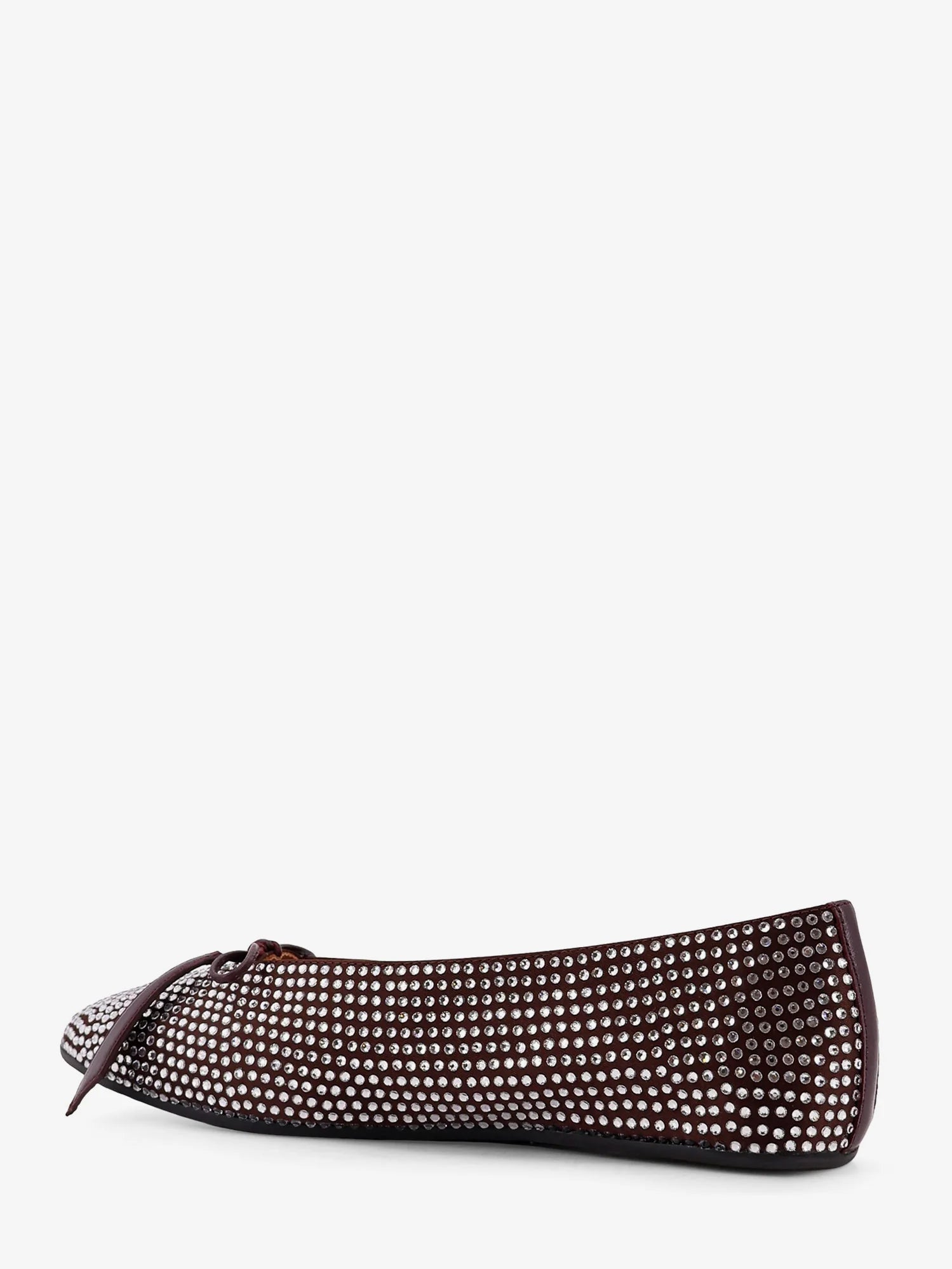 Kali satin ballerinas with all-over rhinestone detail