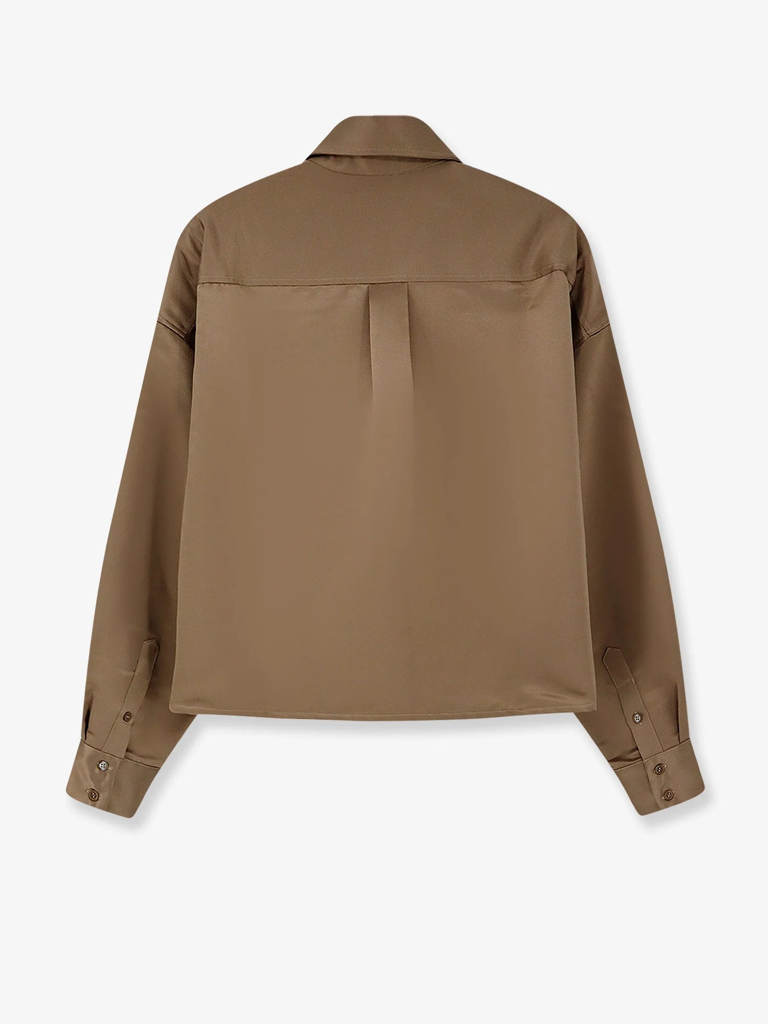 Arlen satin boxy shirt