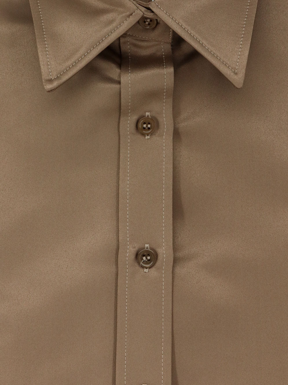Arlen satin boxy shirt