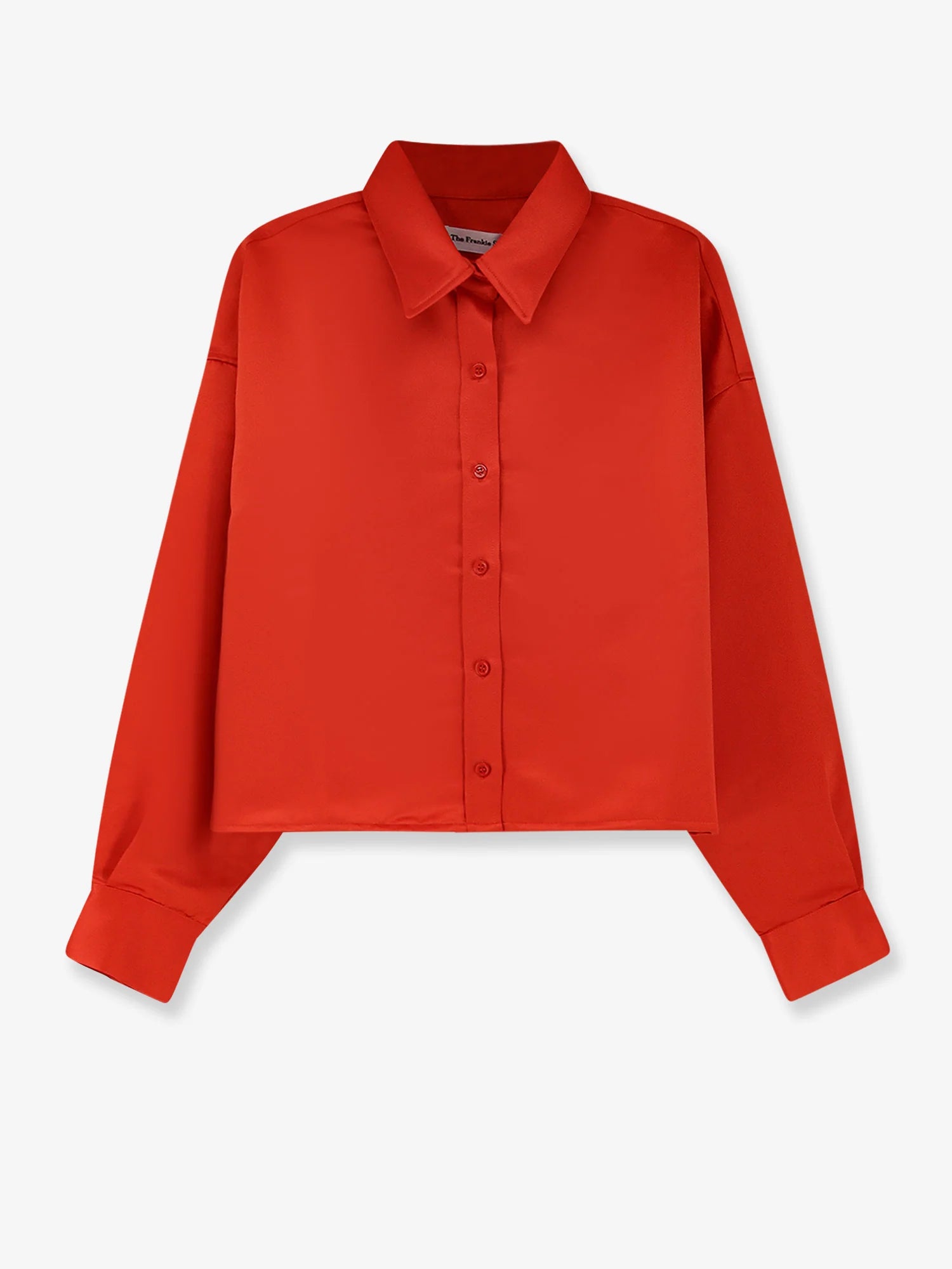 Arlen satin boxy shirt