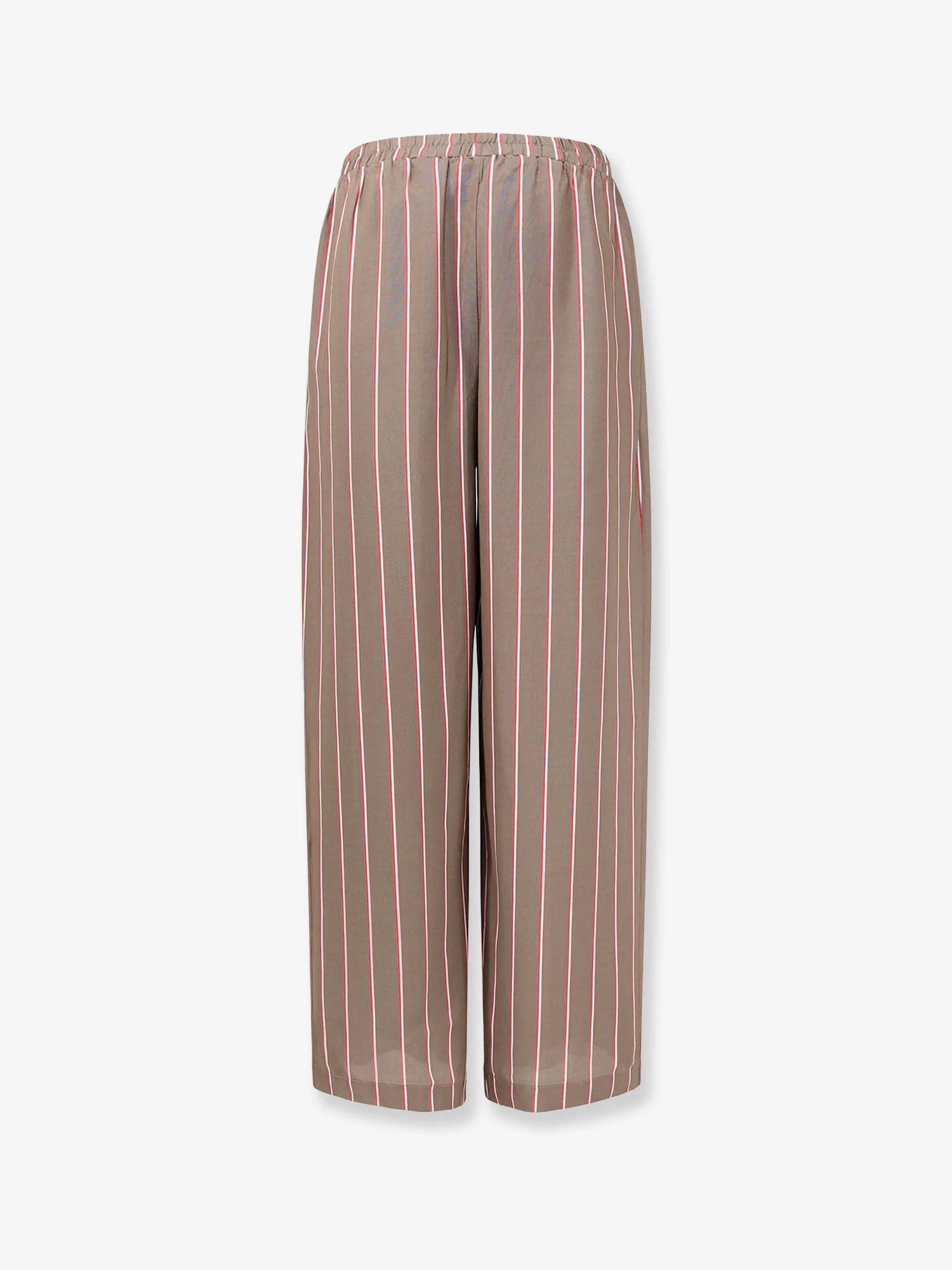 Viscose and silk blend trousers