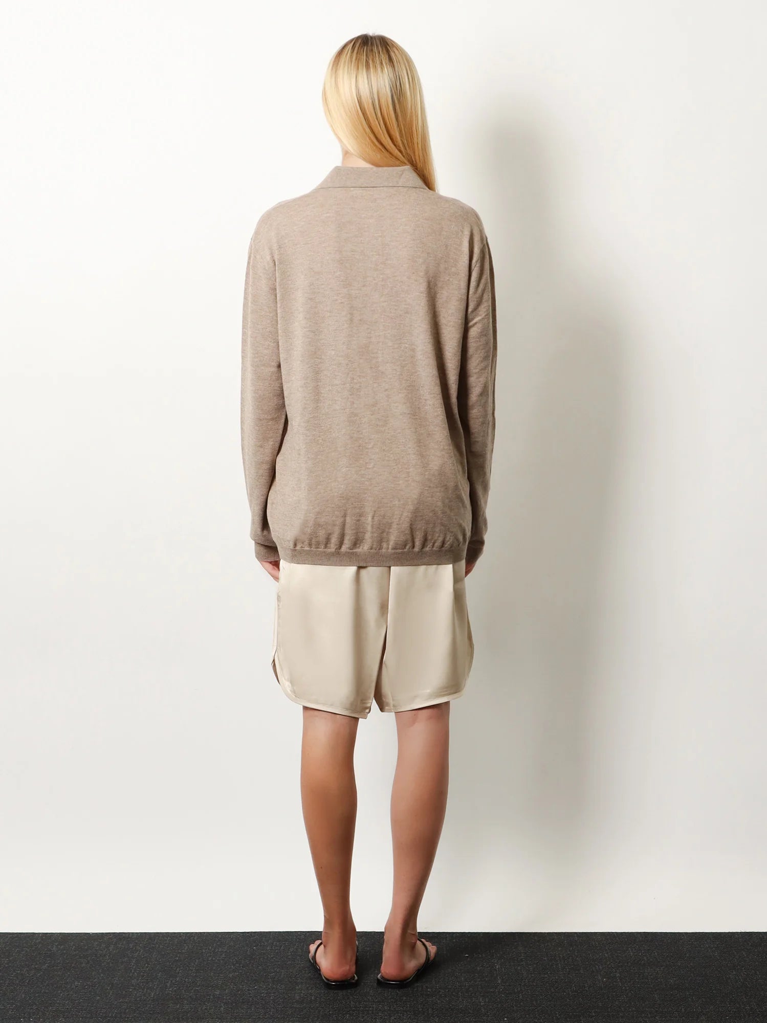 Tala wool blend polo shirt