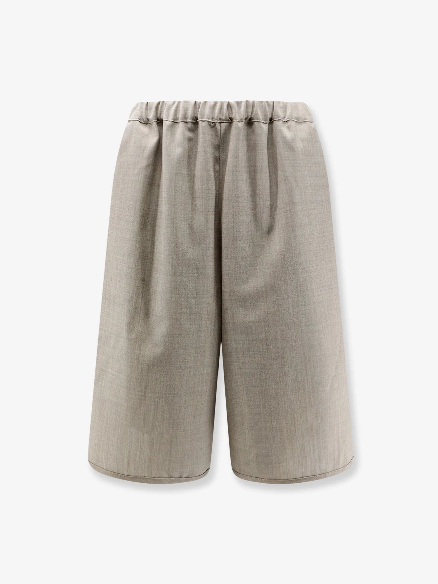 Nelis mélange virgin wool bermuda shorts