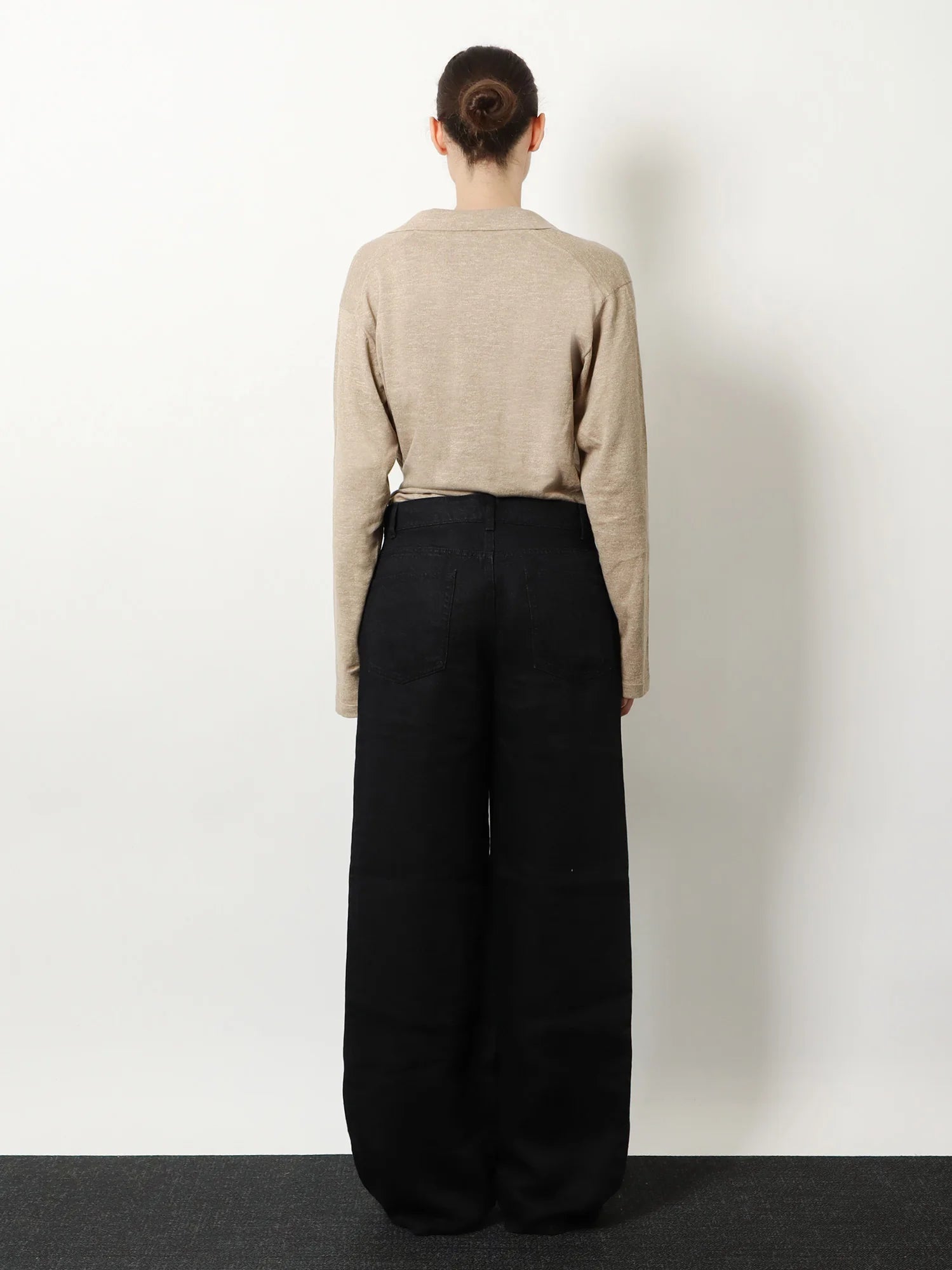 Niosa polo shirt in cotton and linen