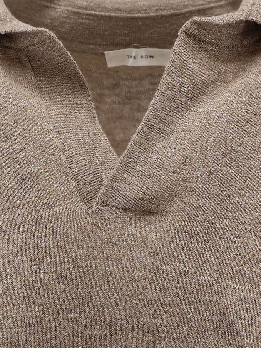 Niosa polo shirt in cotton and linen