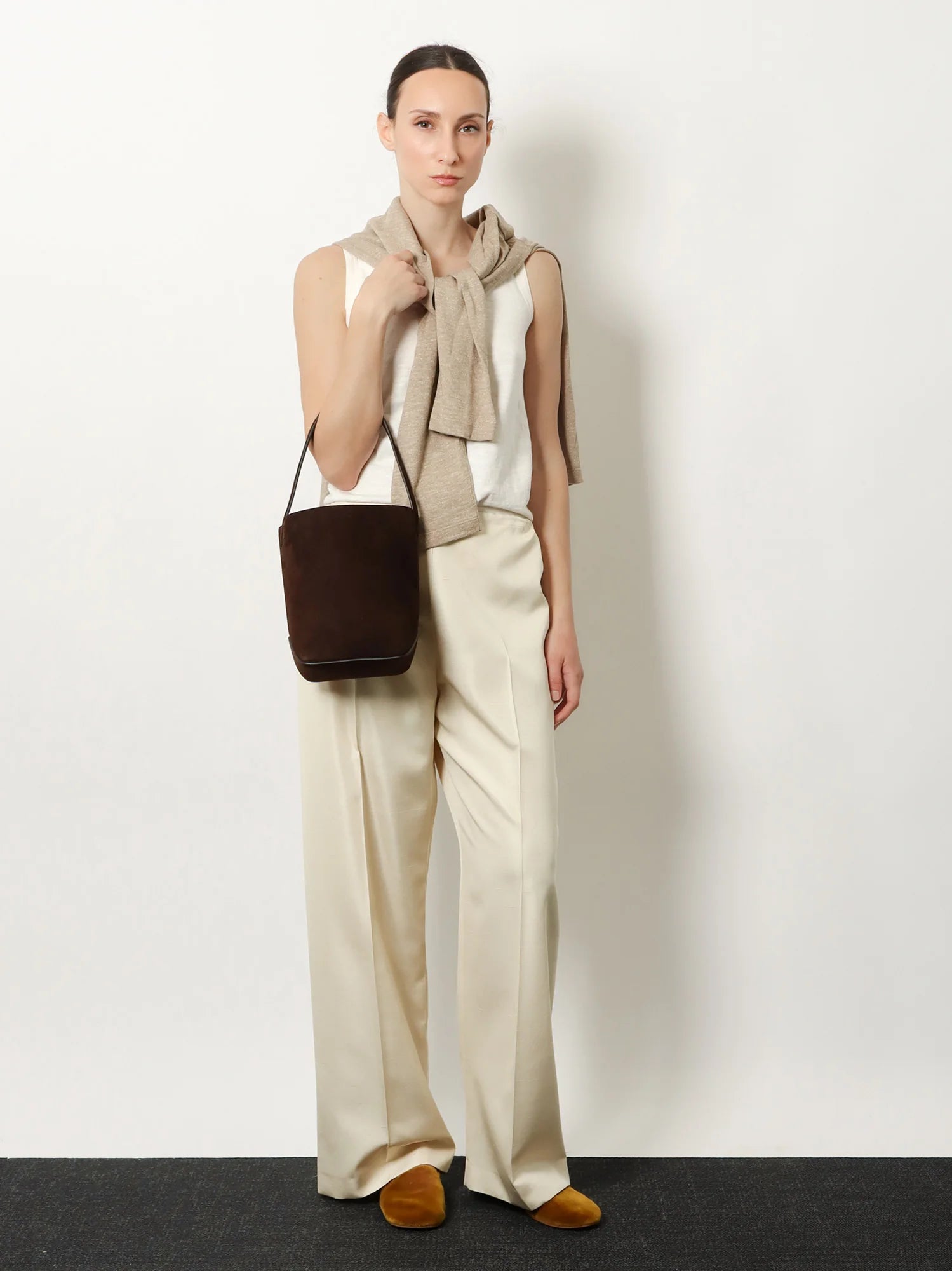 Beta silk trousers