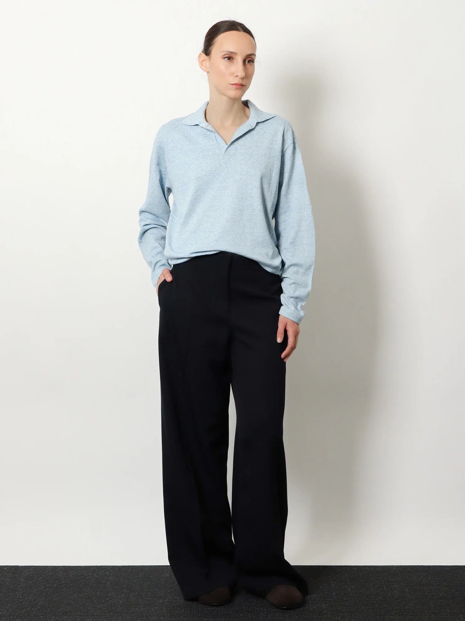Dender wool trousers
