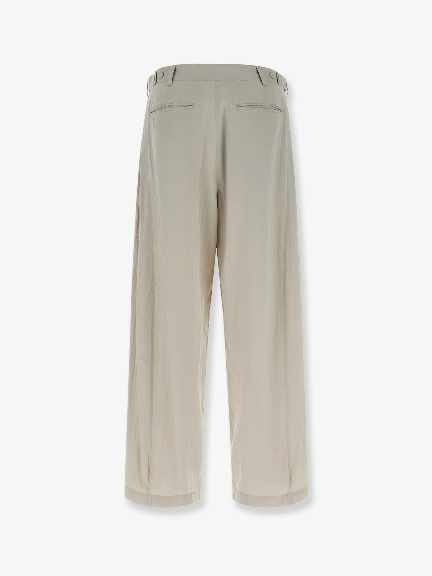 Iven silk and nylon trousers