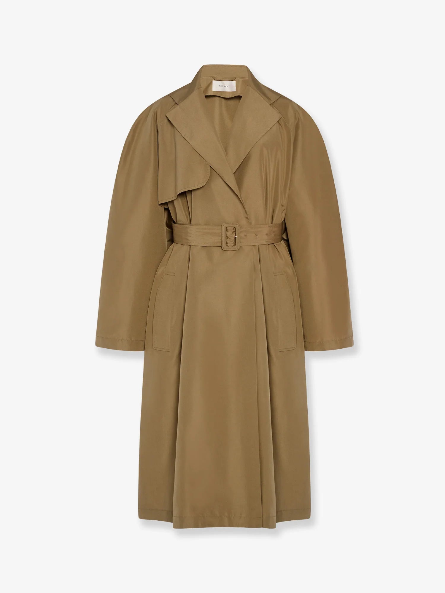 Amapola ultrafine silk trench coat
