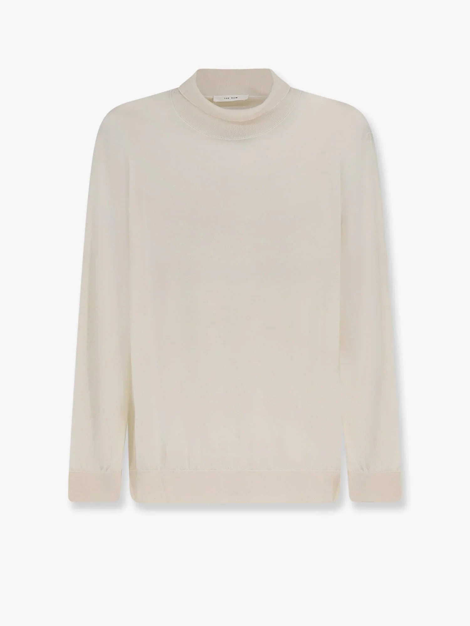 Cashmere and silk blend turtleneck