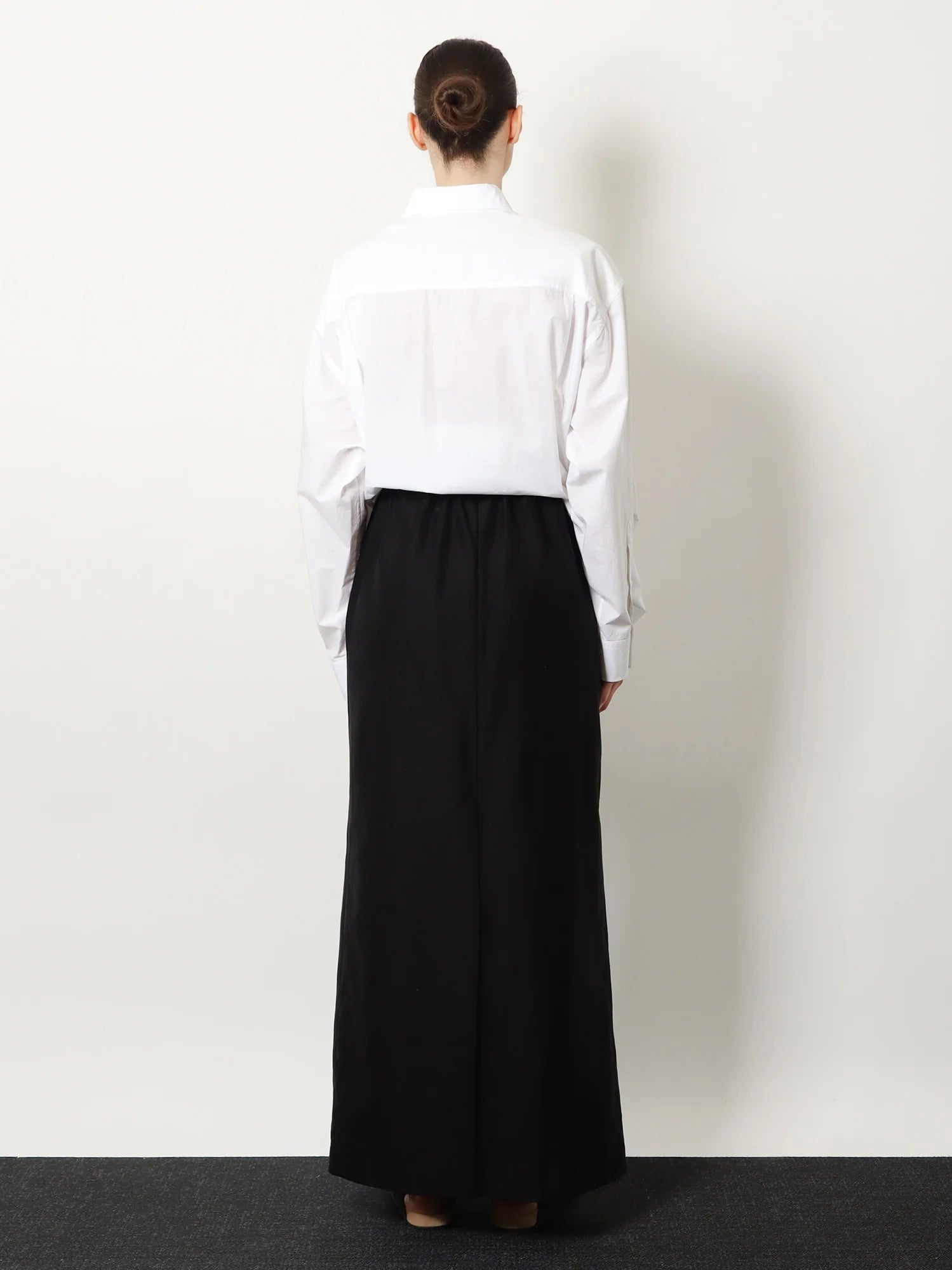 Saul cotton and silk long skirt