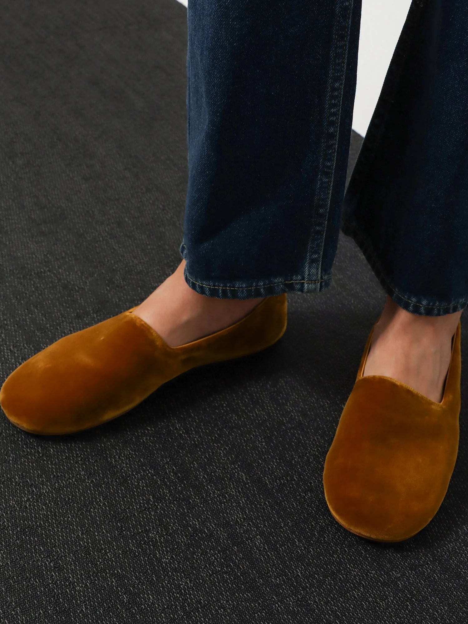 Ponti velvet loafers