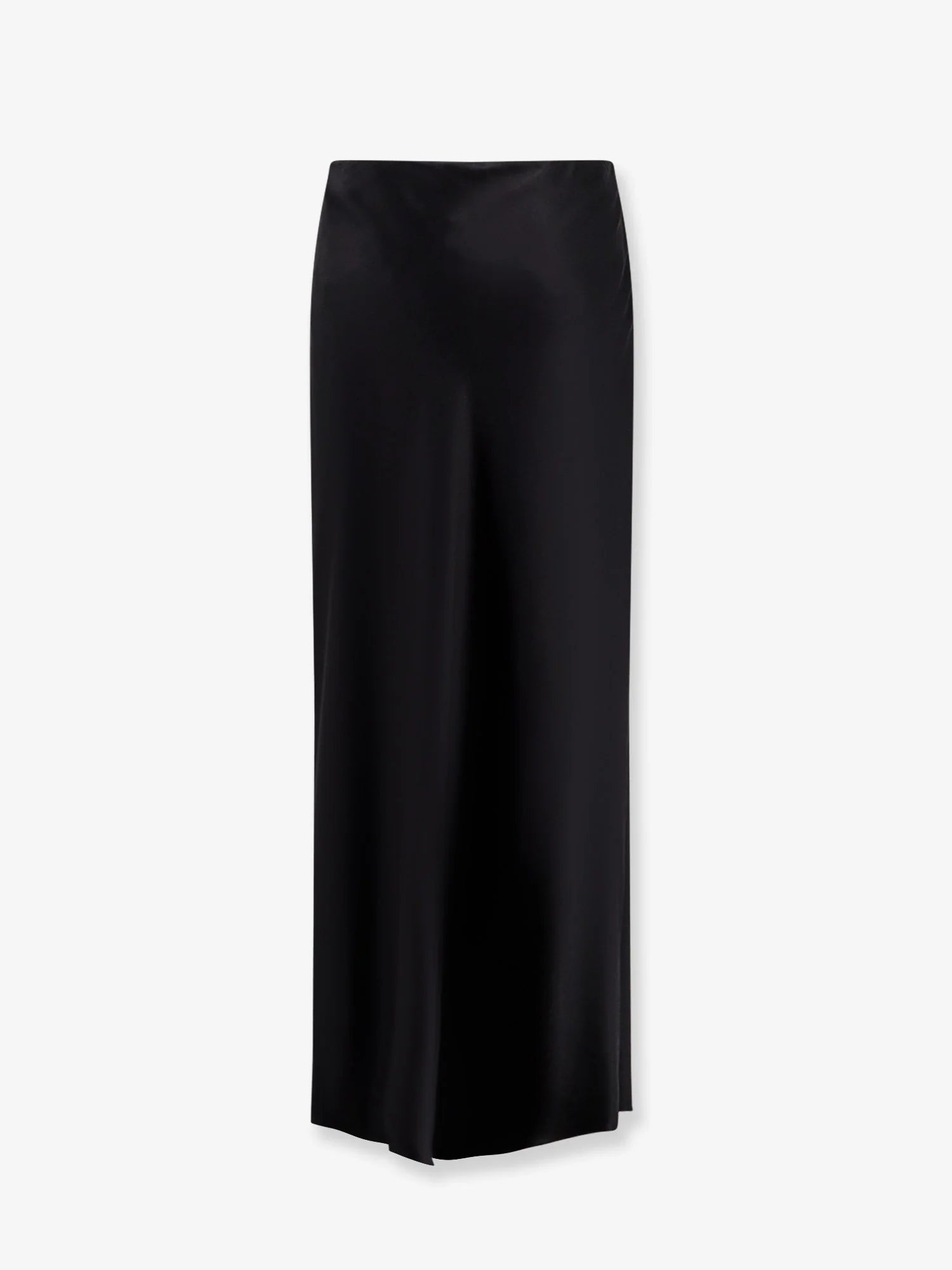 Silk midi skirt