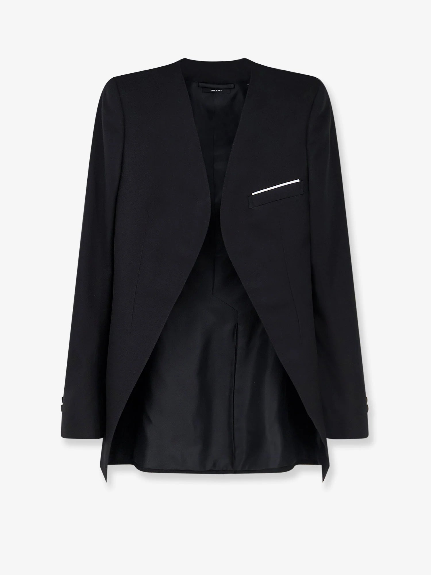 Wool and silk blazer