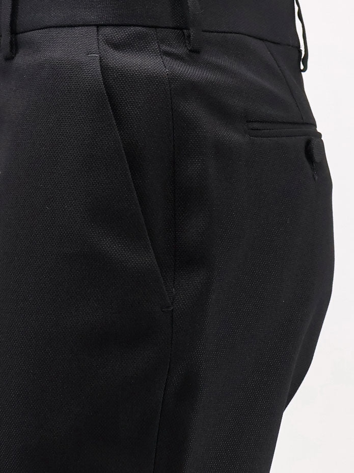 Wool and silk trousers