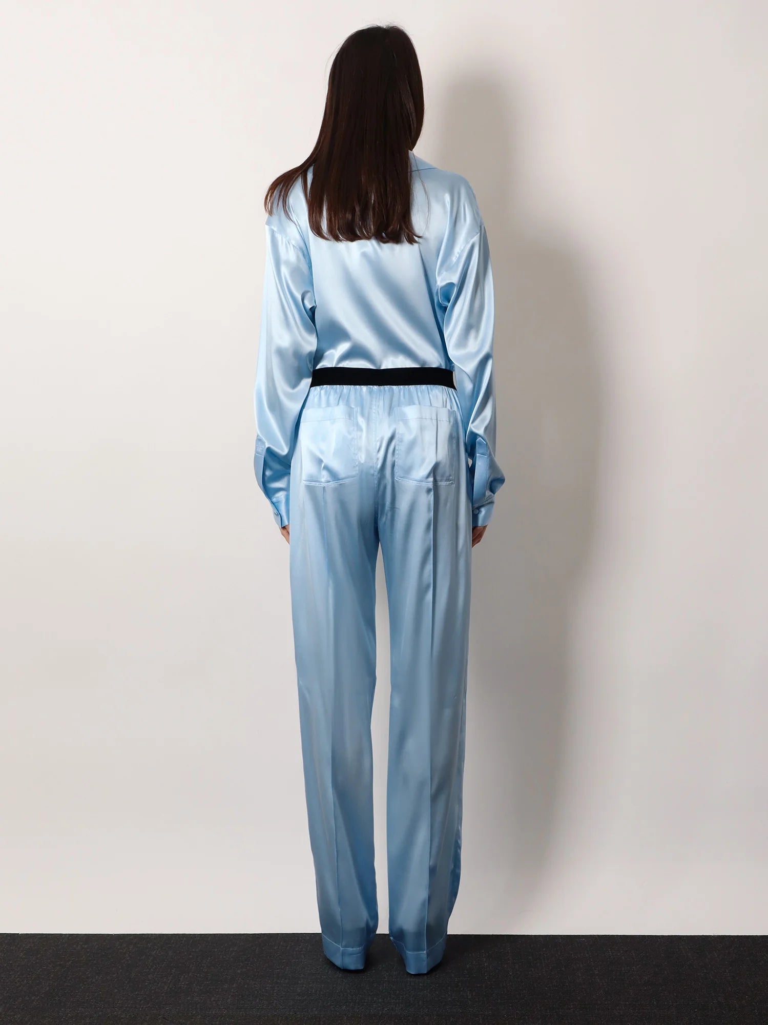 Pyjamas stretch satin trousers