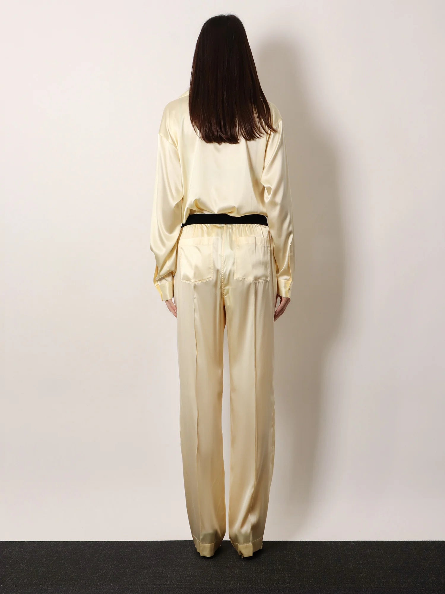 Pyjamas stretch satin trousers