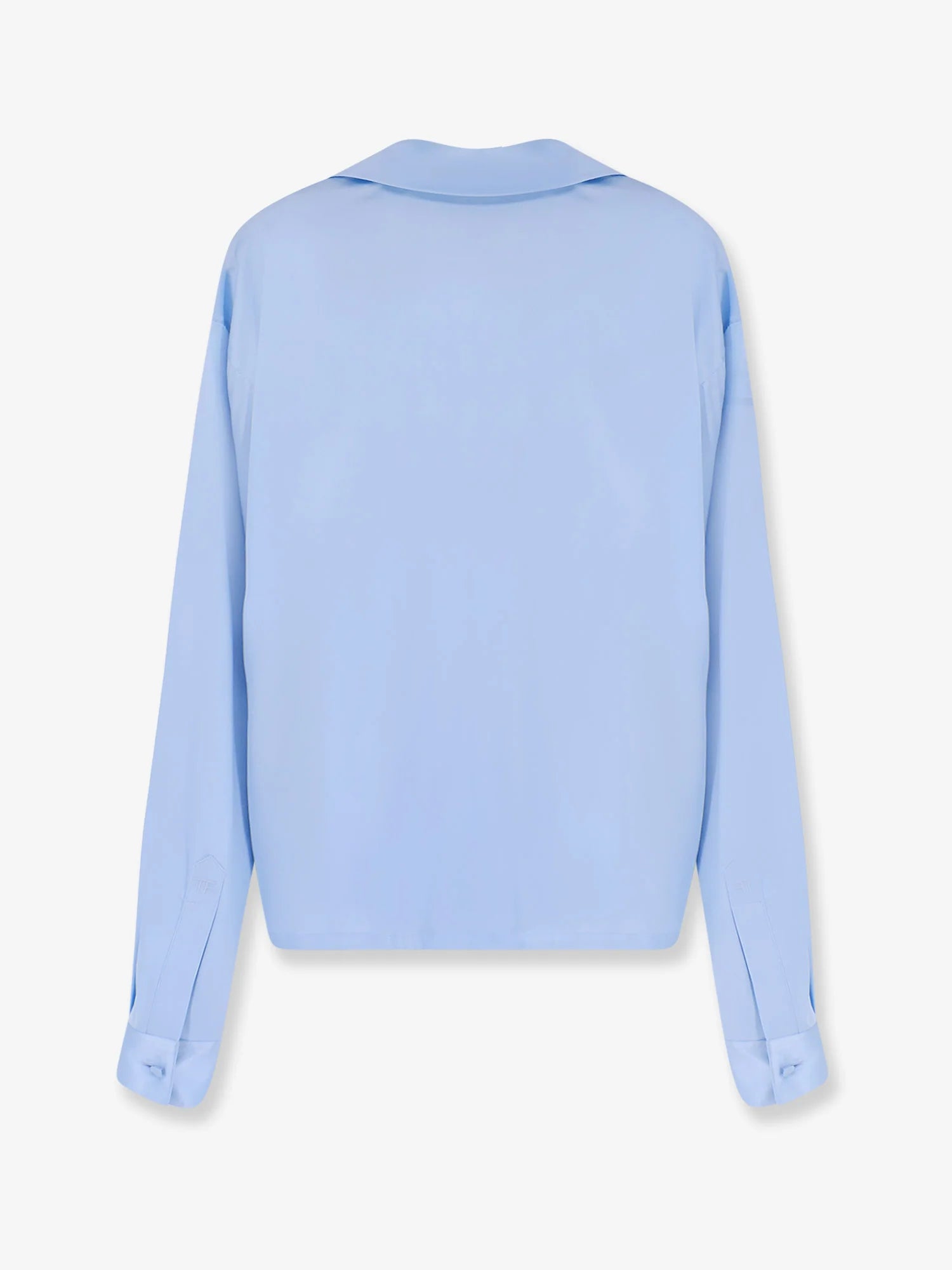Stretch satin shirt