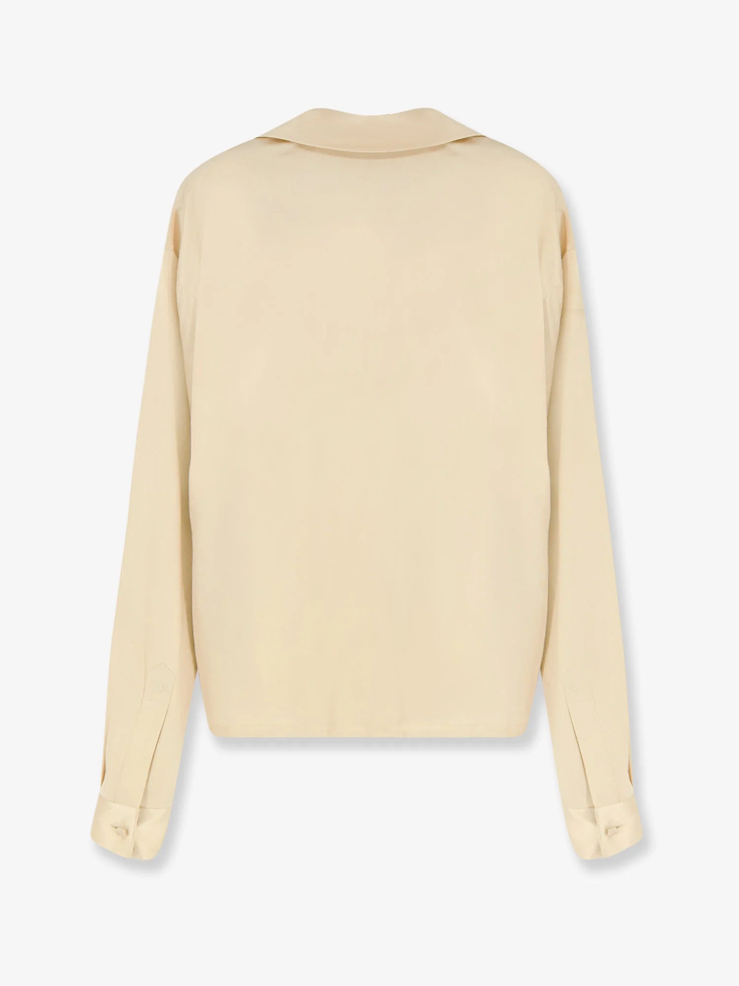 Stretch satin shirt