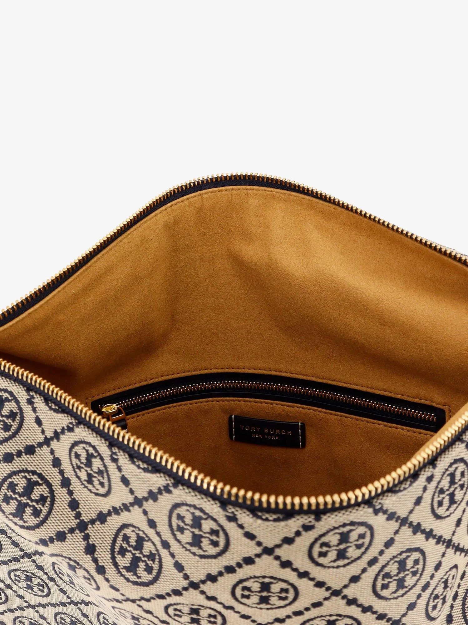 T Monogram Balloon jacquard fabric shoulder bag