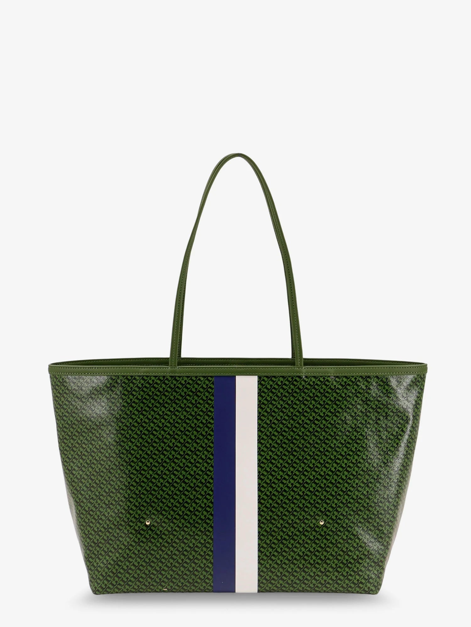 Coated canvas The Racer Tote shoulder bag with all-over logo