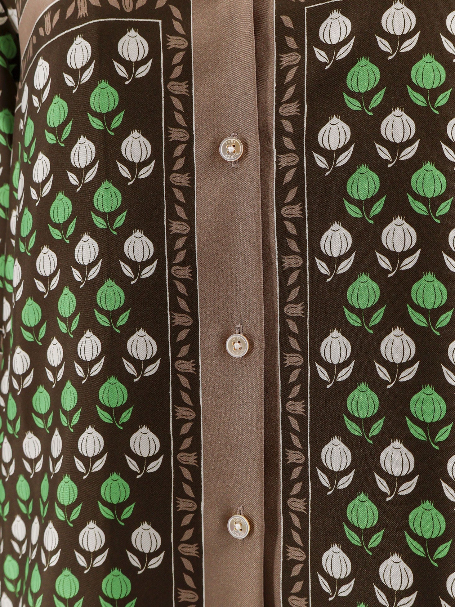 Multicolor silk shirt