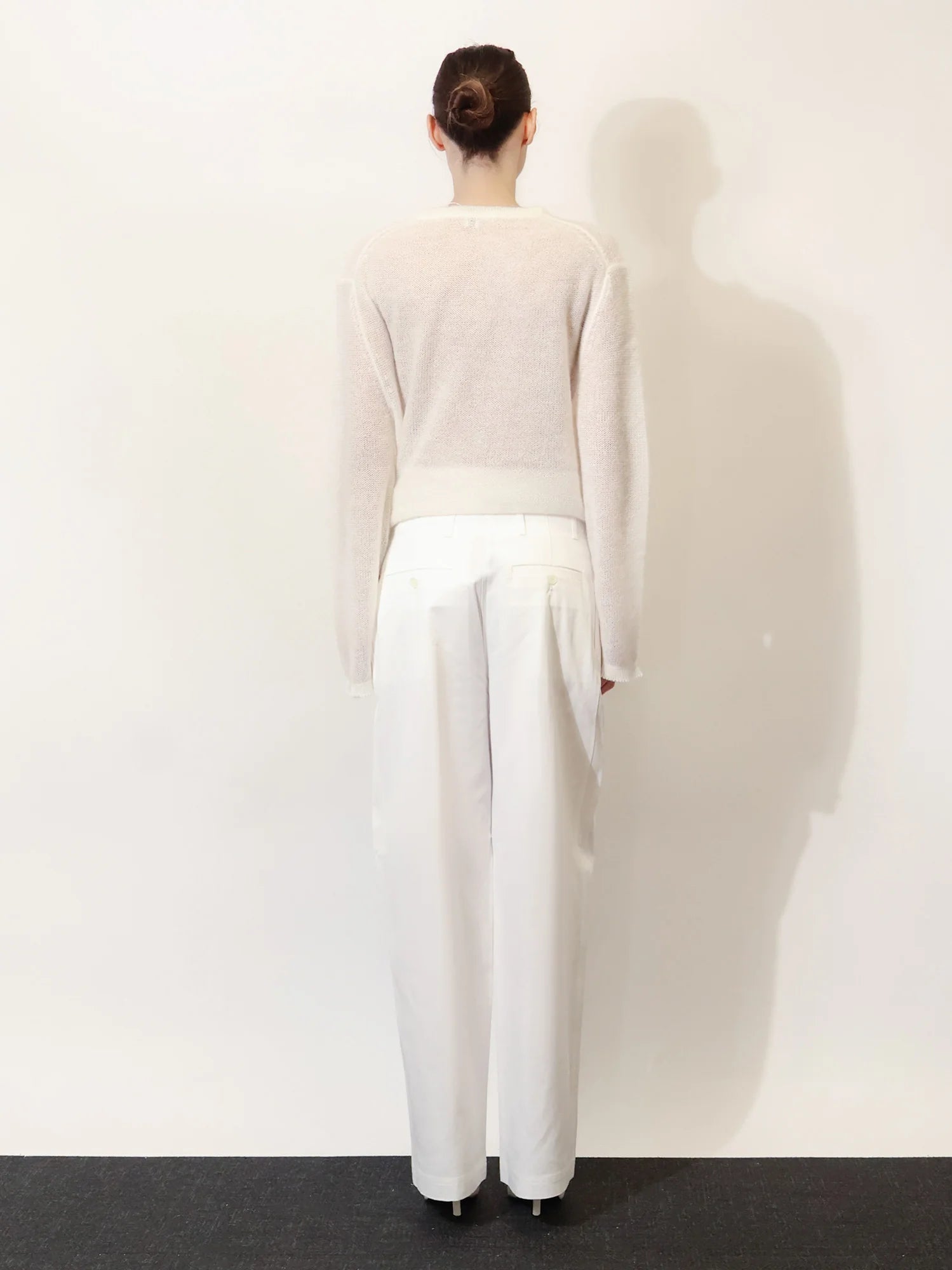 Relaxed cotton trousers