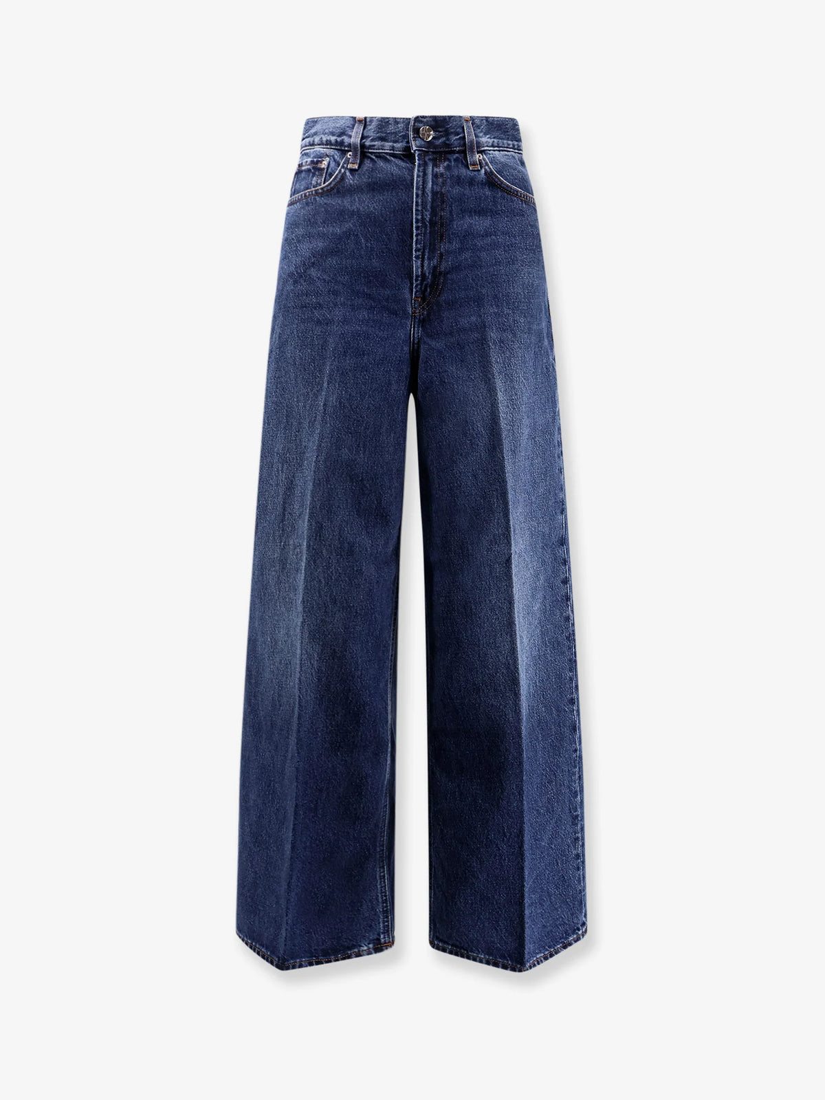 Organic cotton wide leg jeans