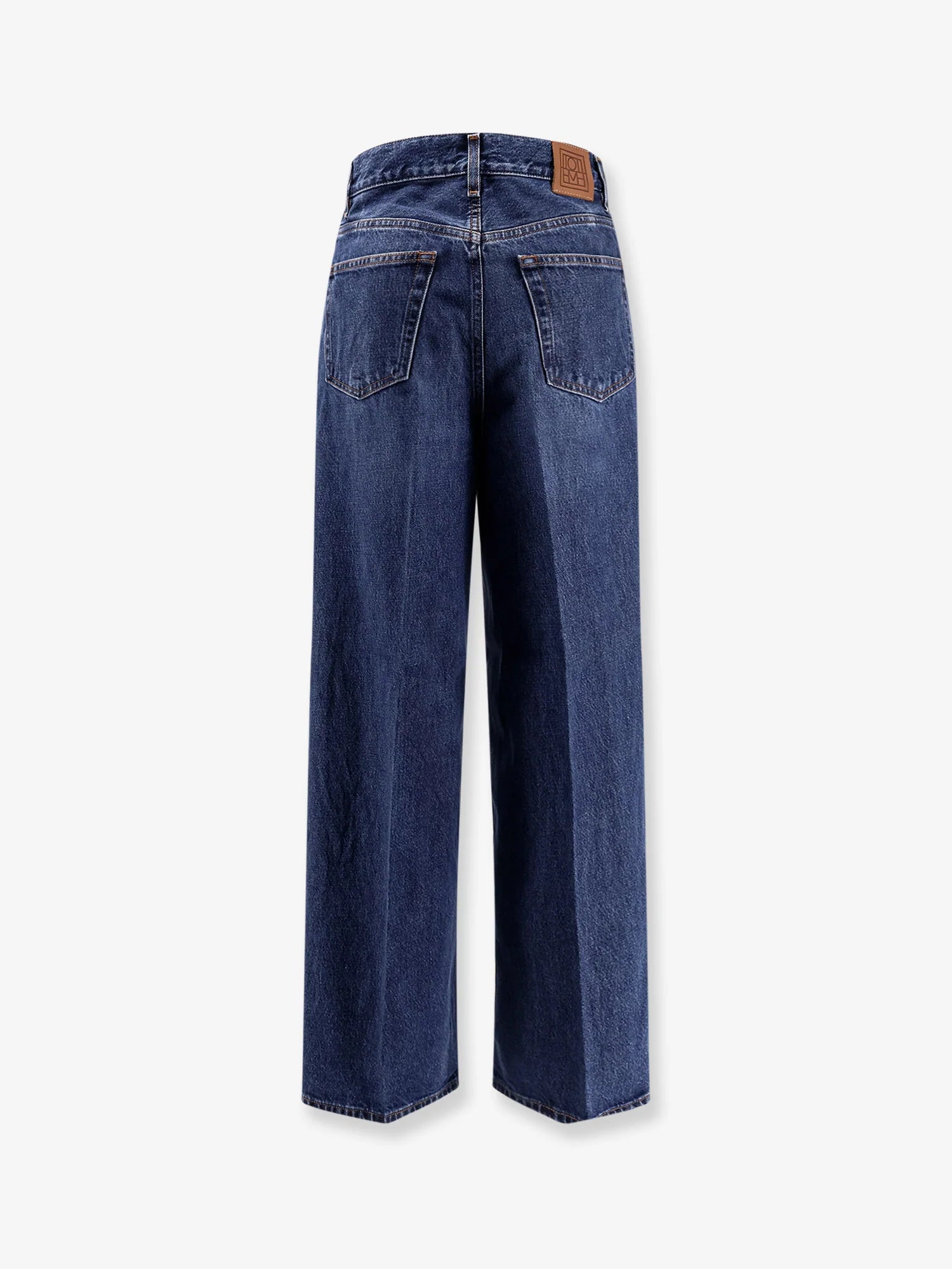 Organic cotton wide leg jeans