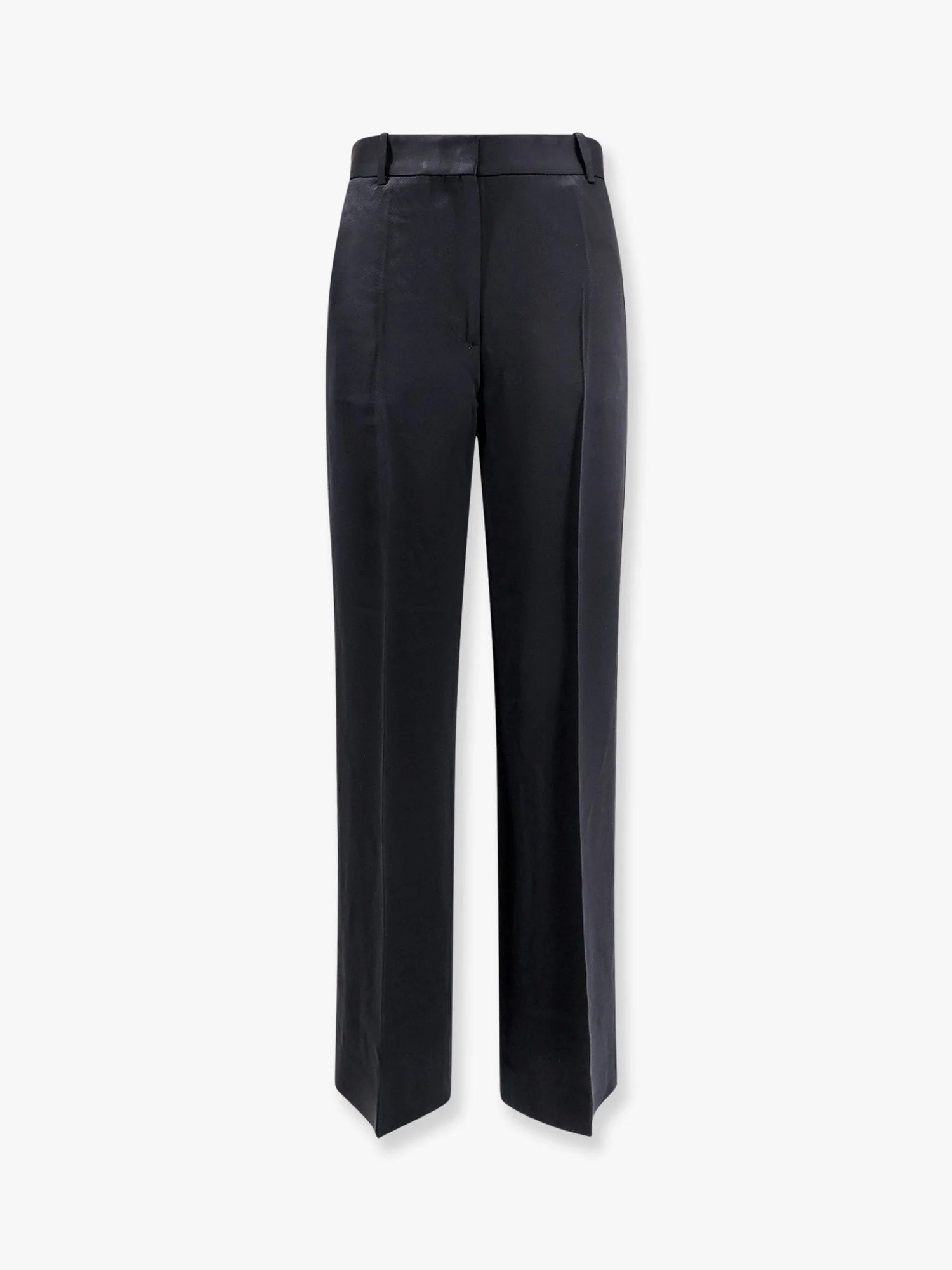 Viscose blend trouser with slits