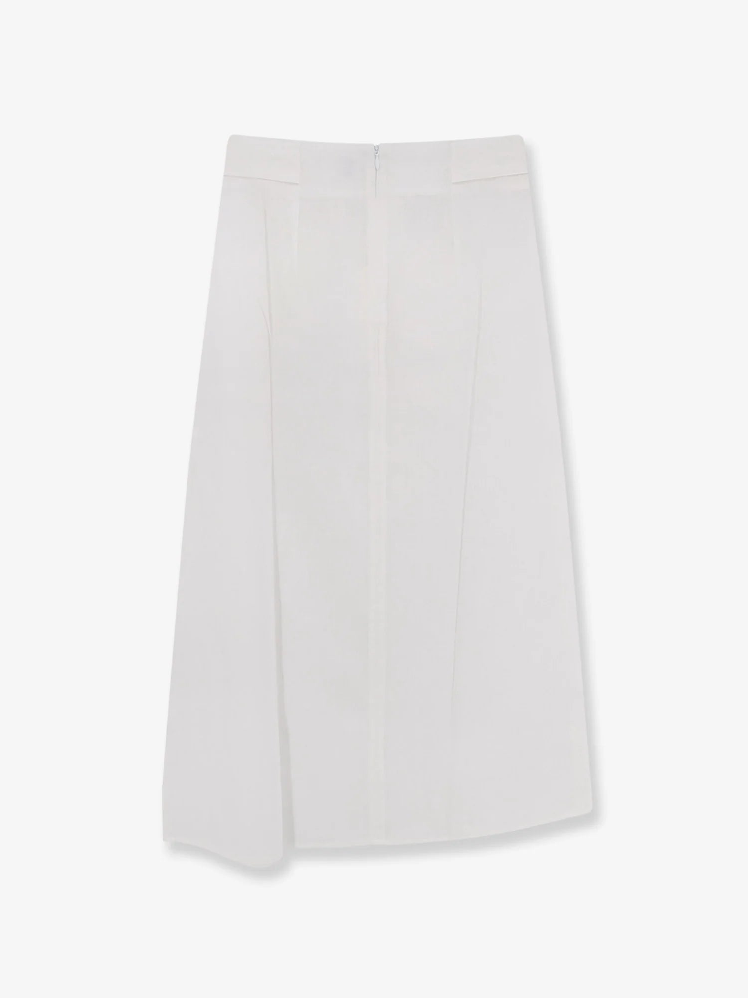 Tie-Waist cotton and linen skirt