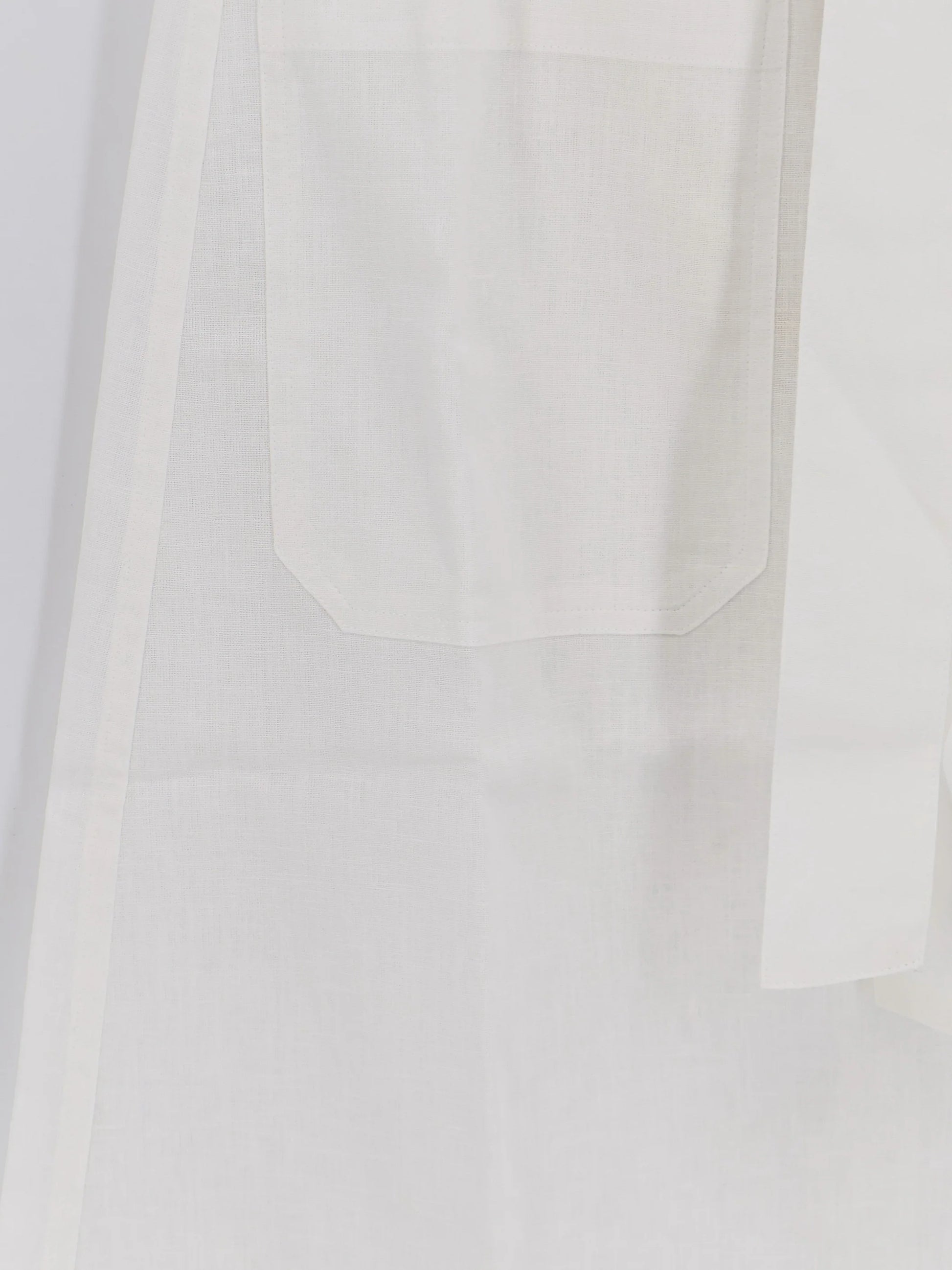 Tie-Waist cotton and linen skirt