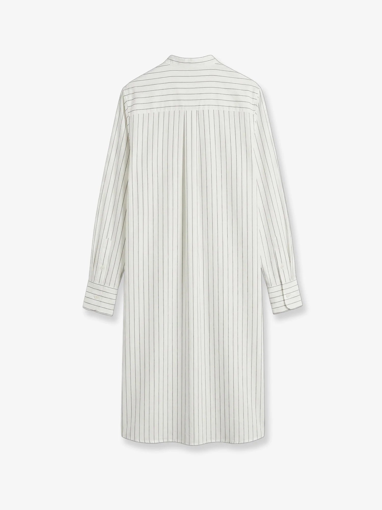Striped Summer viscose, silk and cotton dress