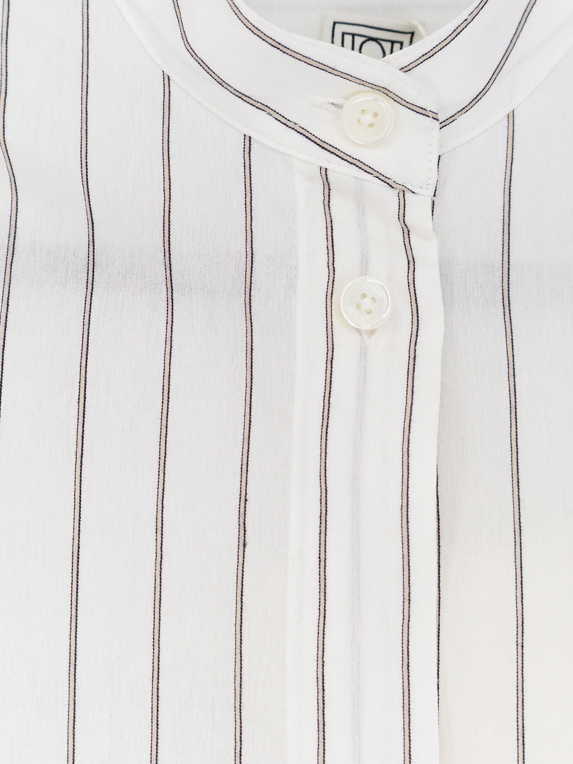 Striped Summer viscose, silk and cotton dress