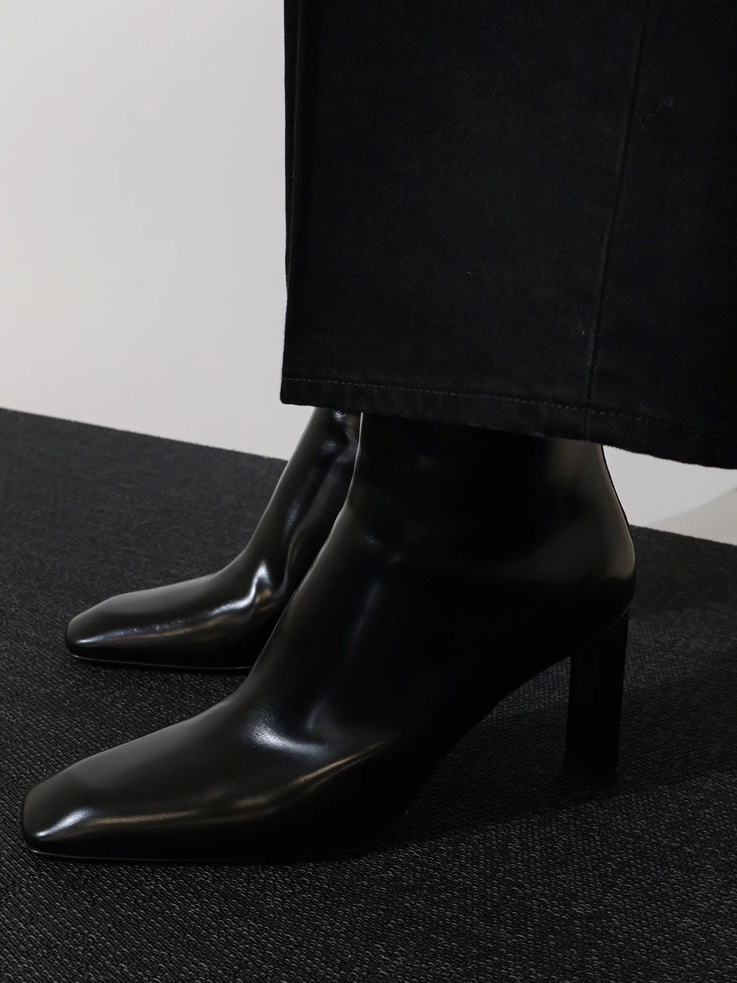 Leather boots