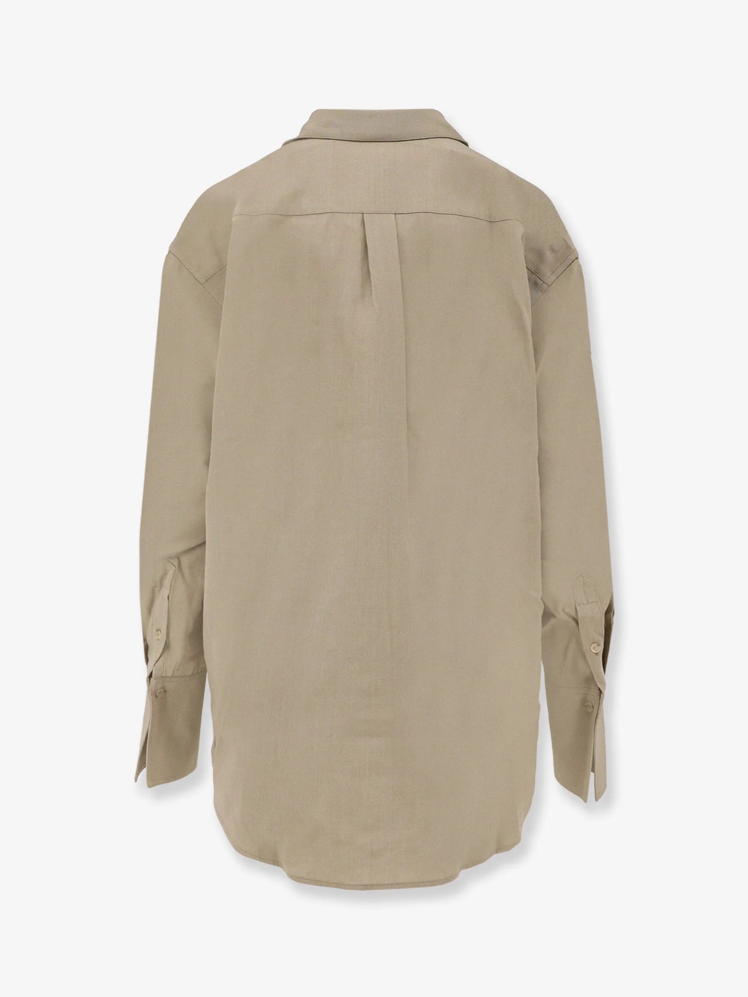 Viscose and wool shirt