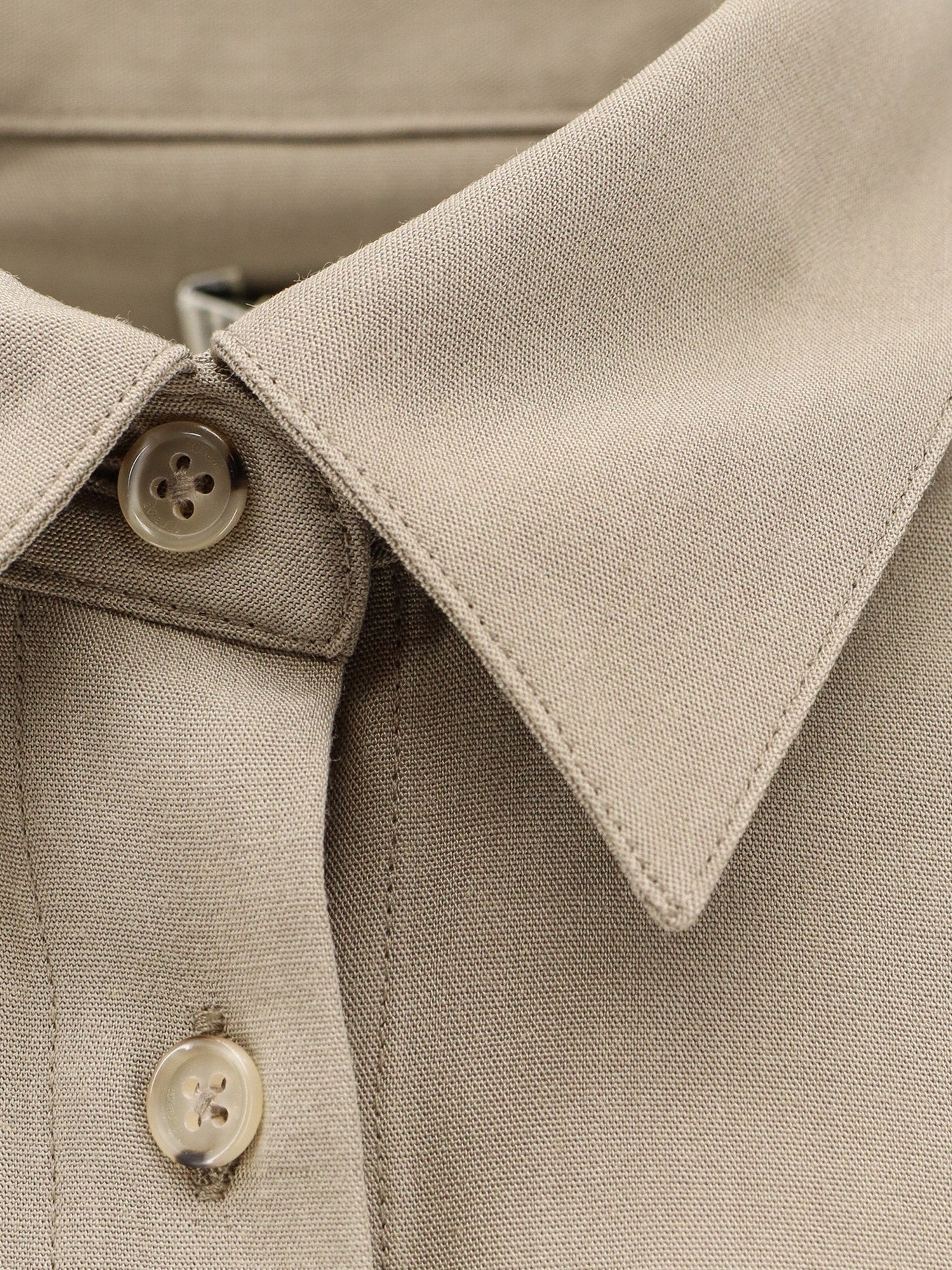 Viscose and wool shirt