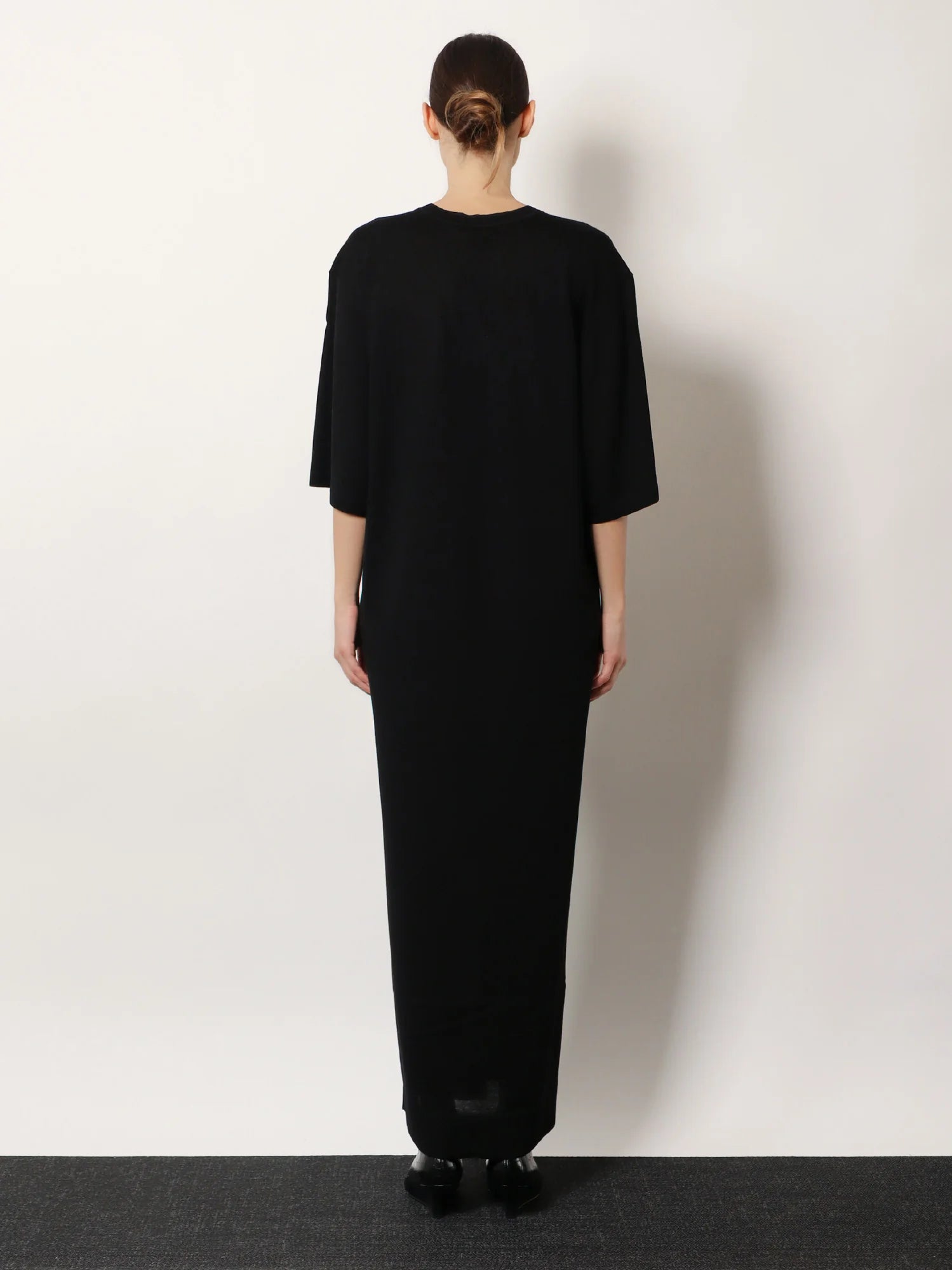Long merino wool dress