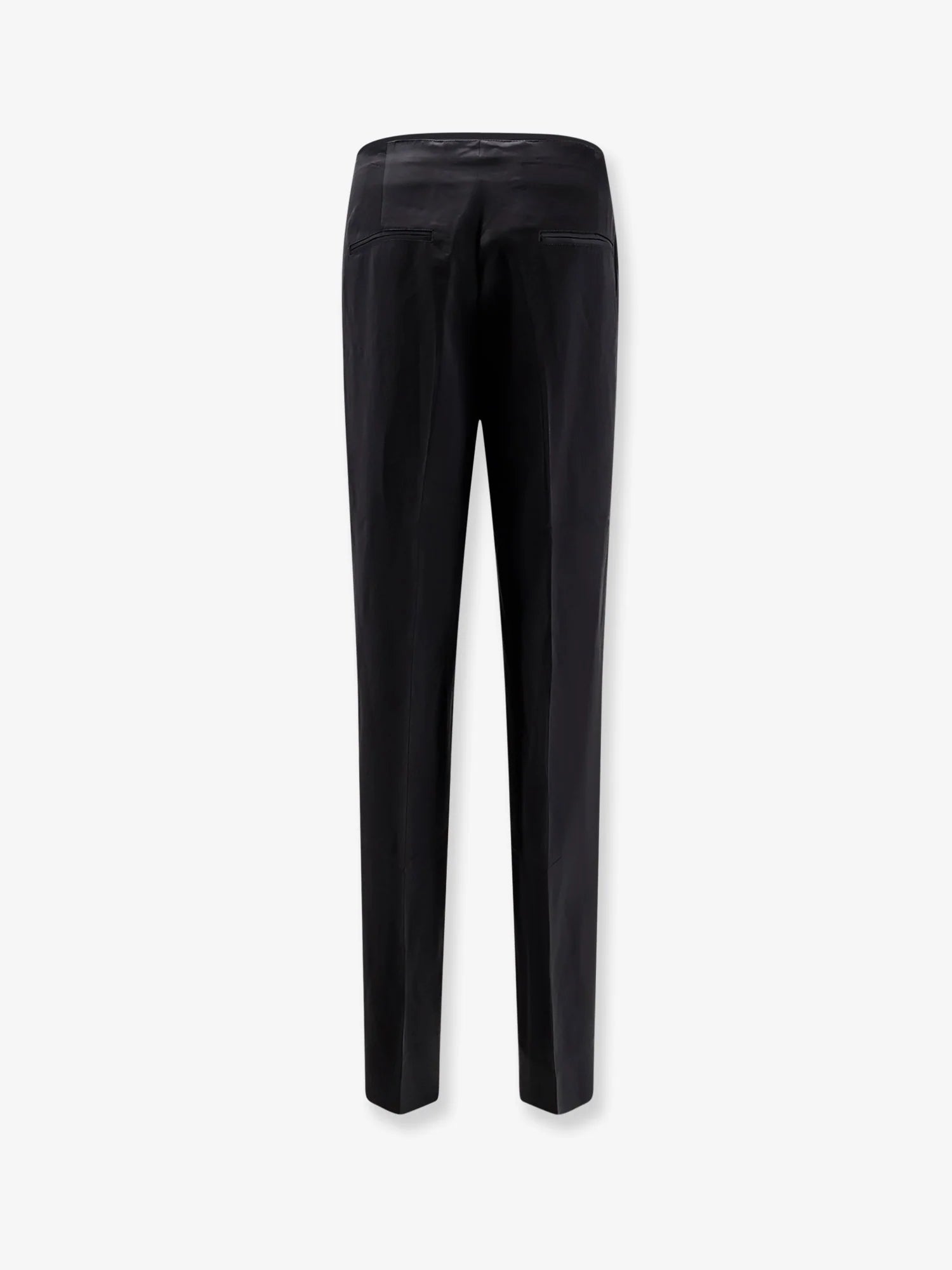 Easy Raw Edge viscose and linen trousers