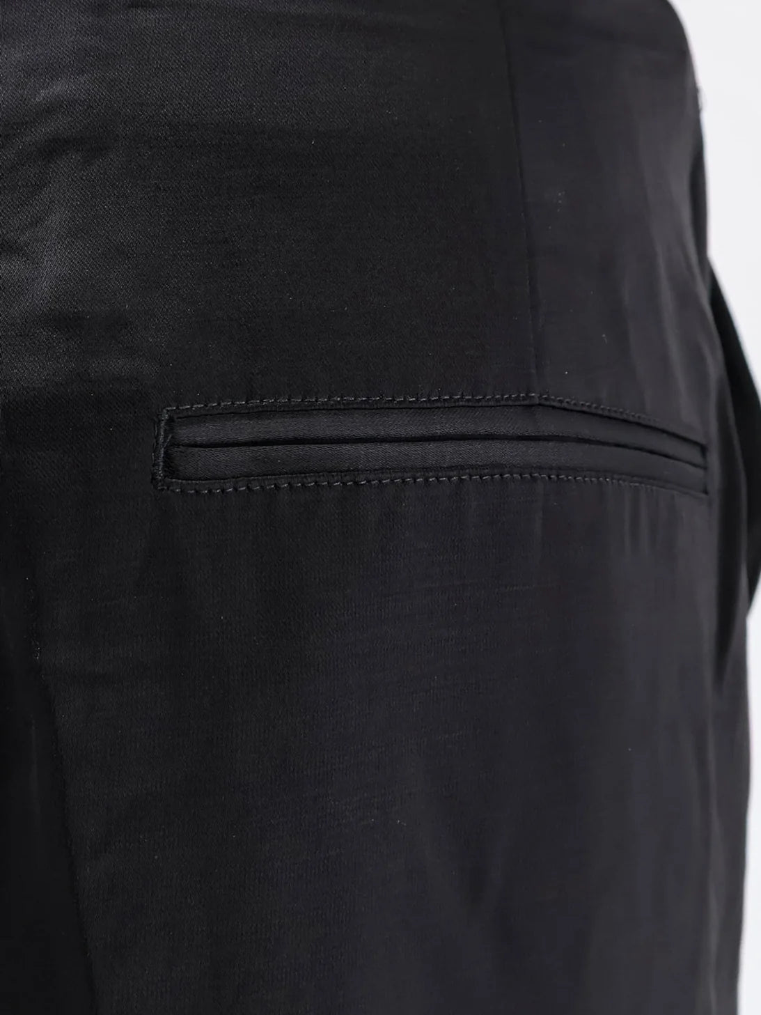 Easy Raw Edge viscose and linen trousers