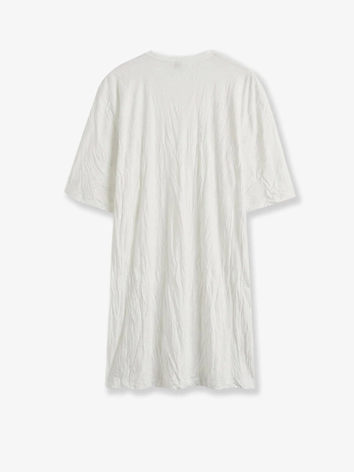 Relaxed fit short cotton blend dress