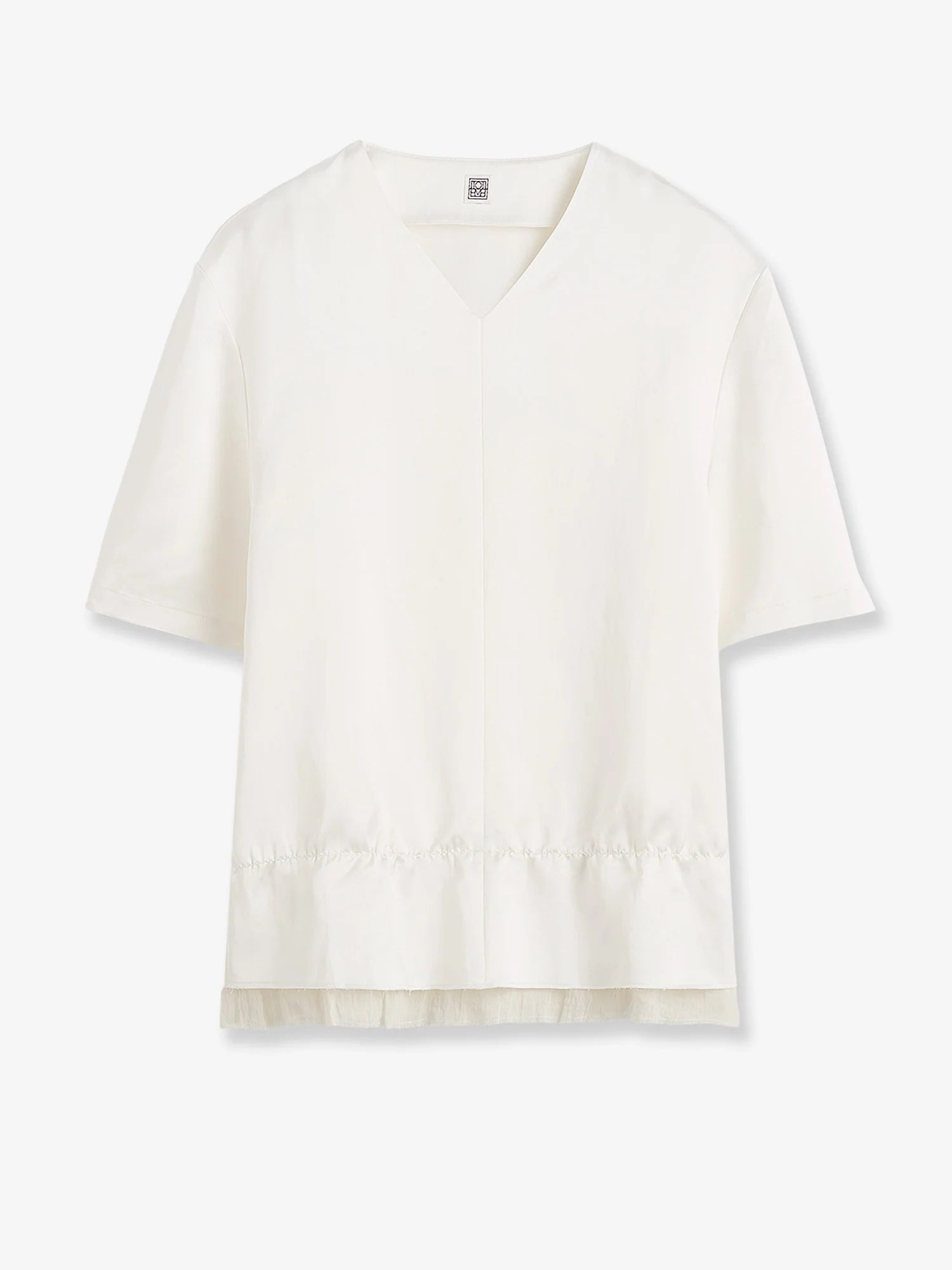 Pullover satin top