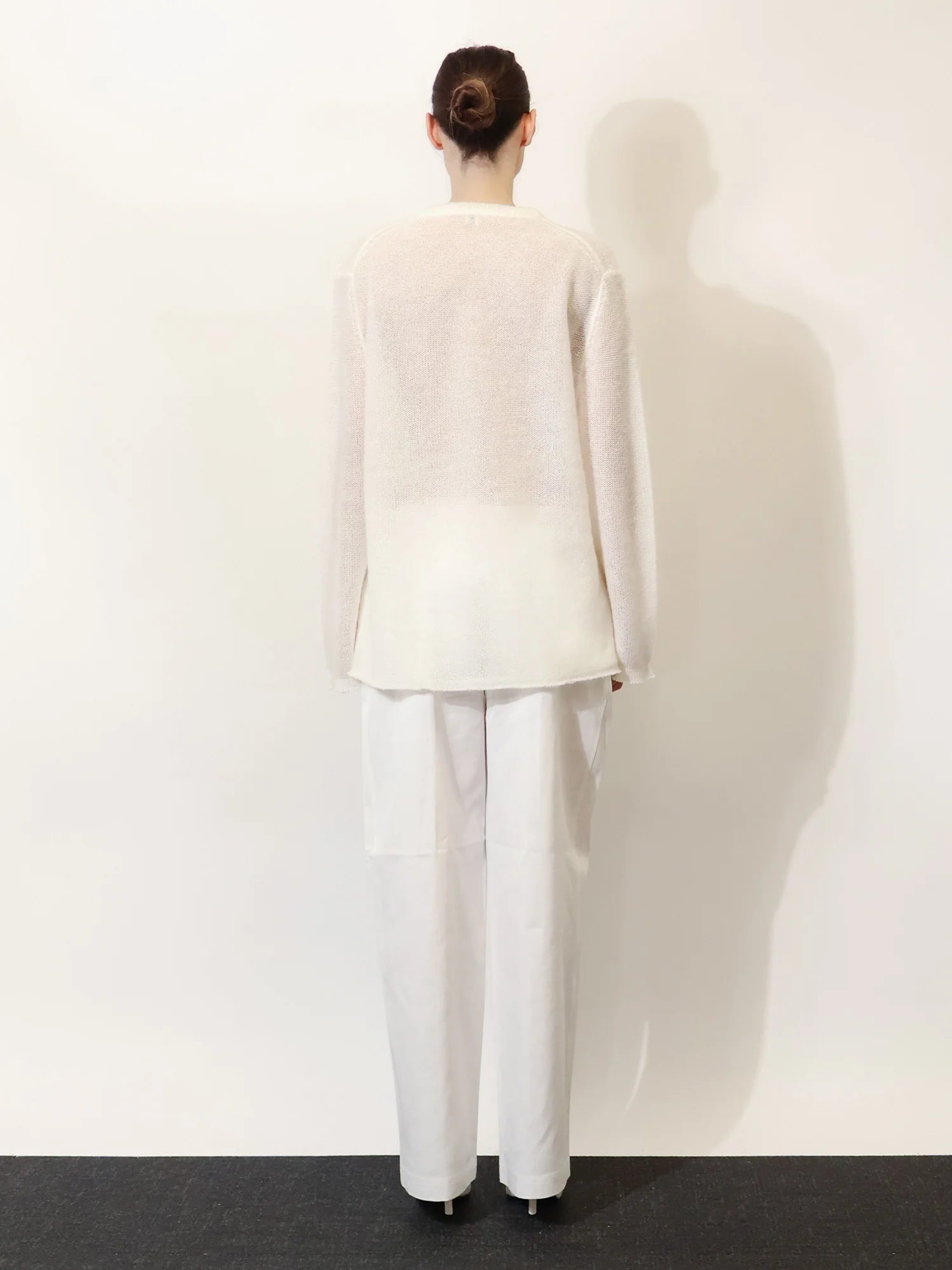 Mohair and wool blend sweater