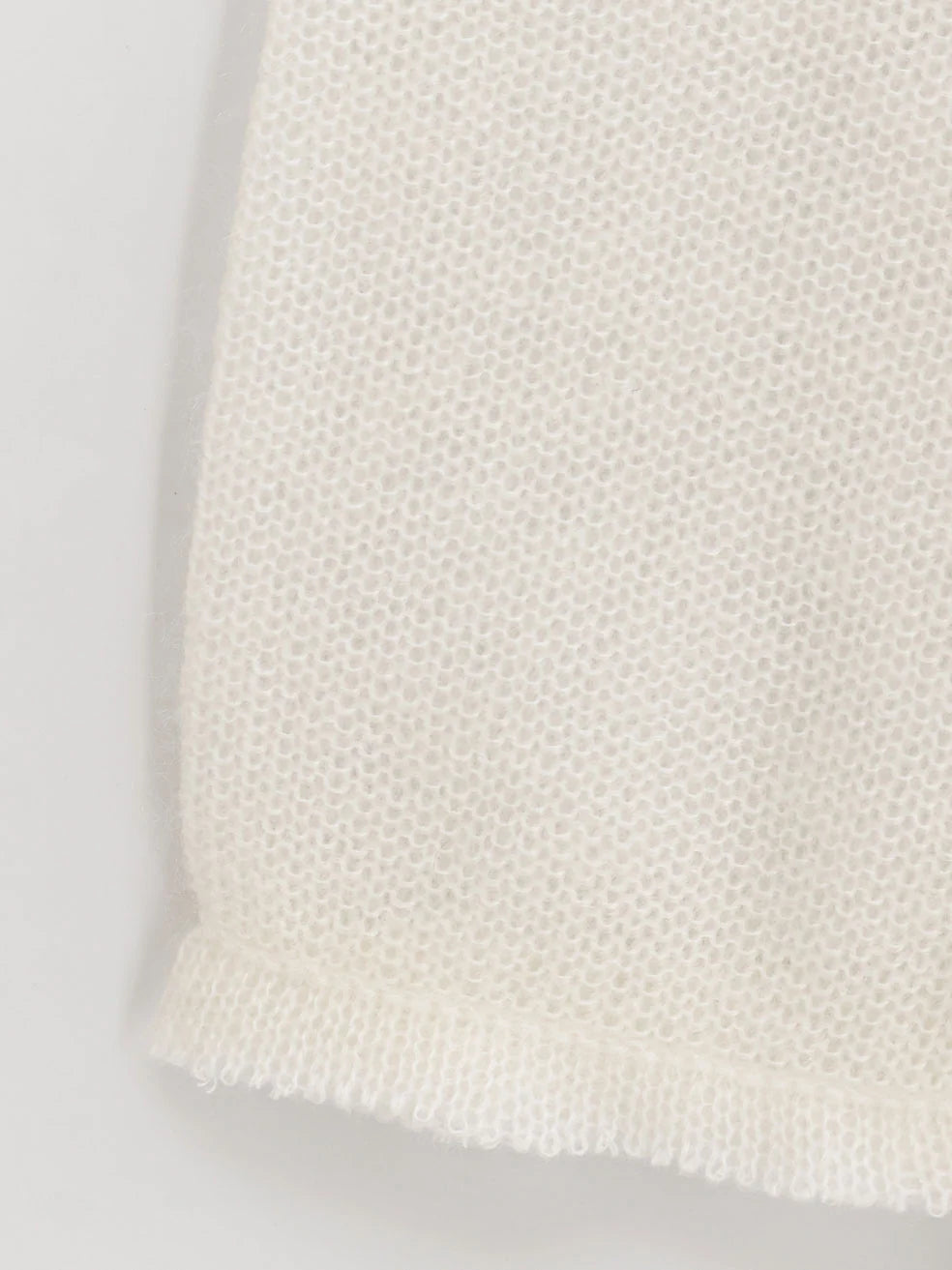 Mohair and wool blend sweater