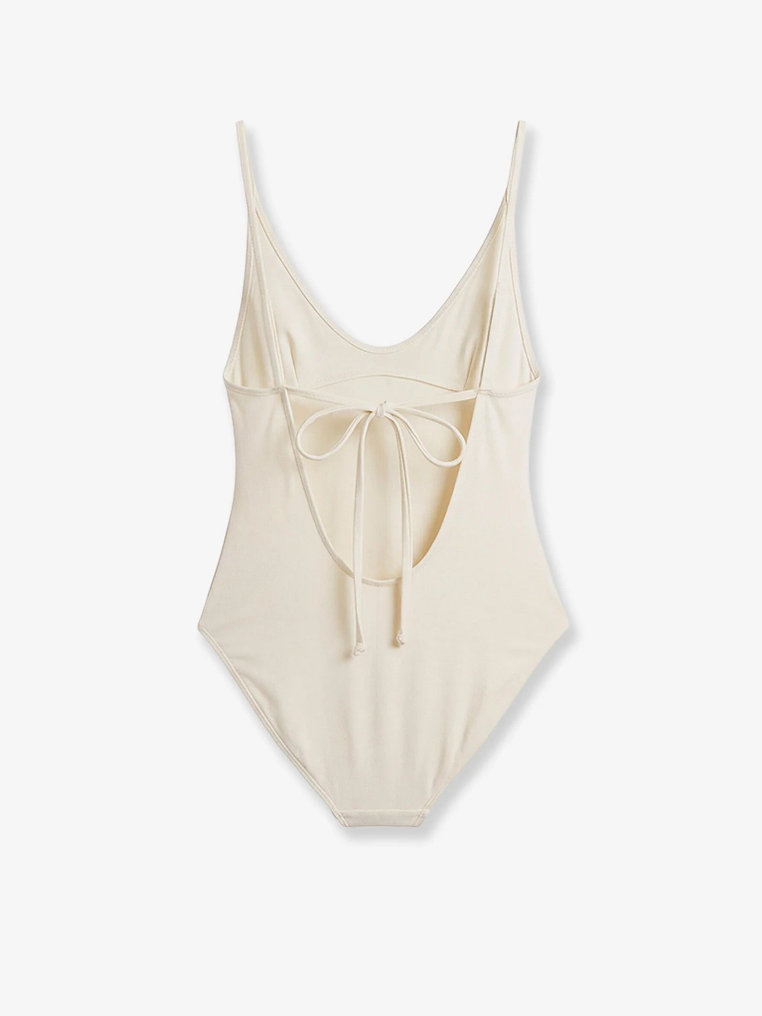 Scoop nylon one-piece swimsuit