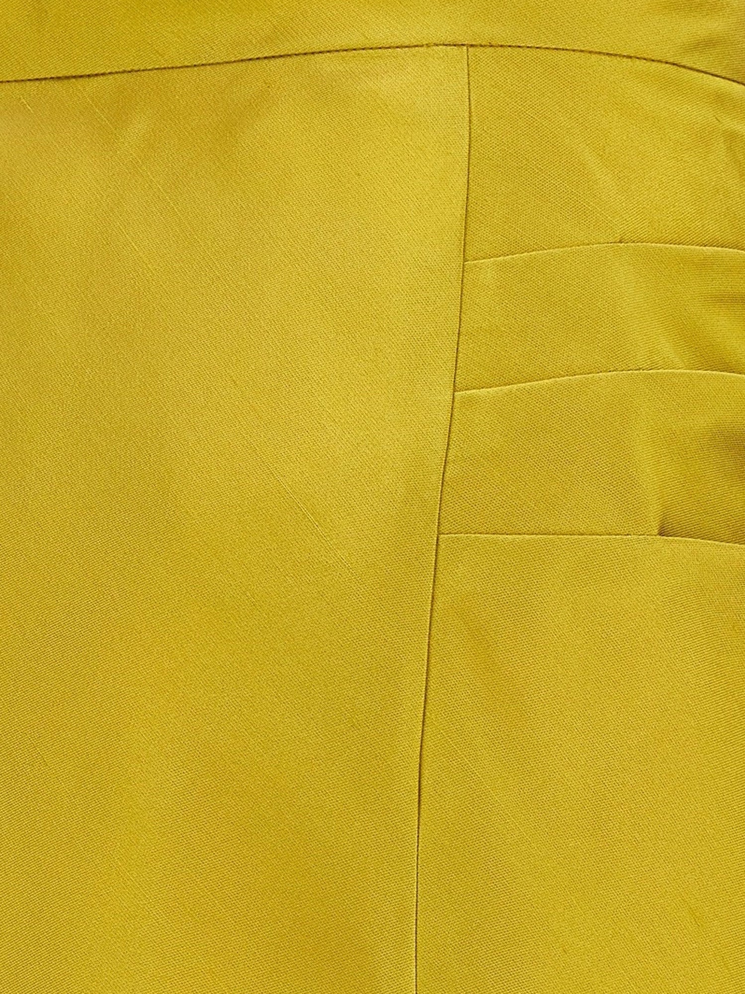 Shantung midi skirt