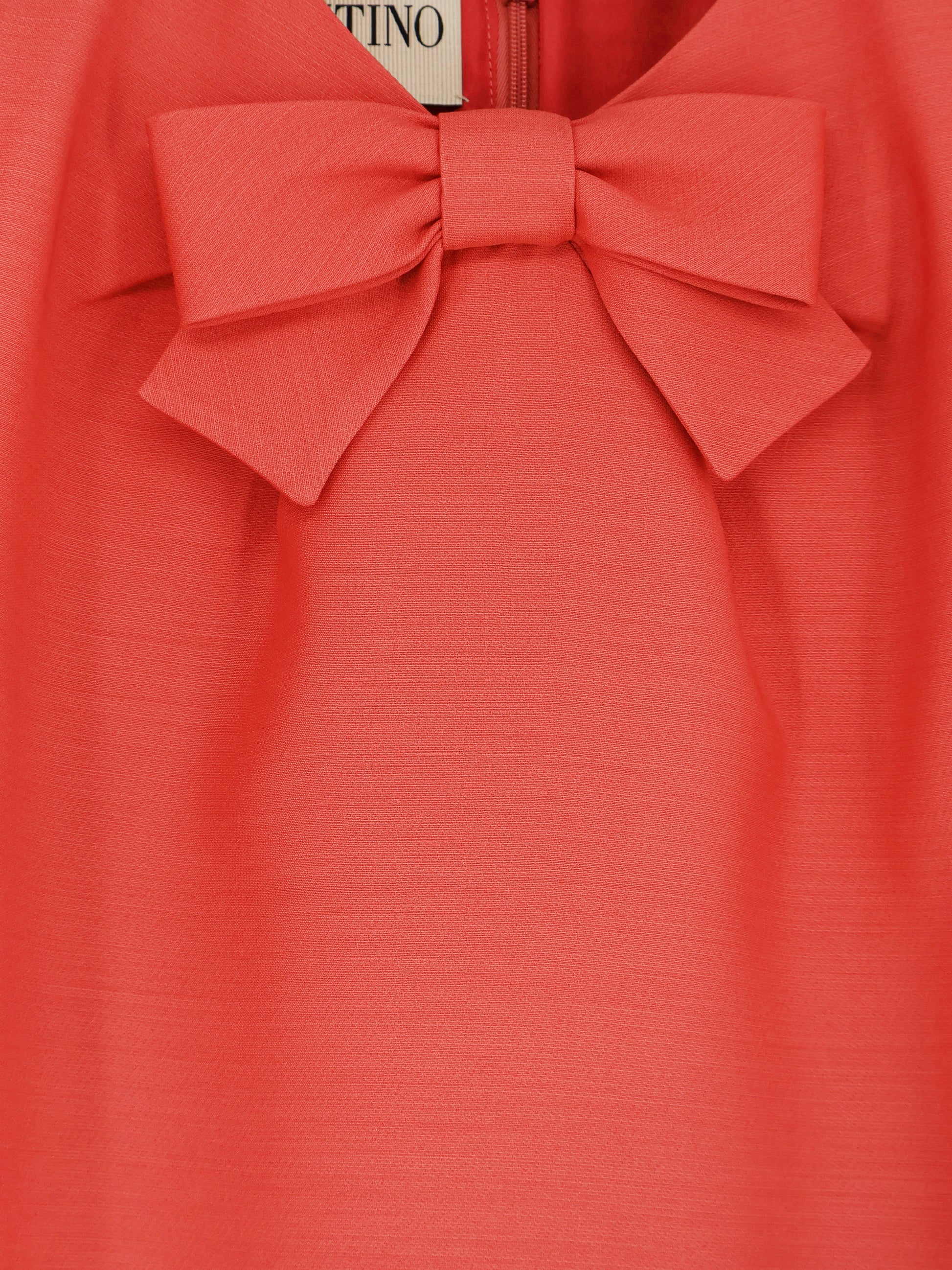 Wool and silk blend short dress