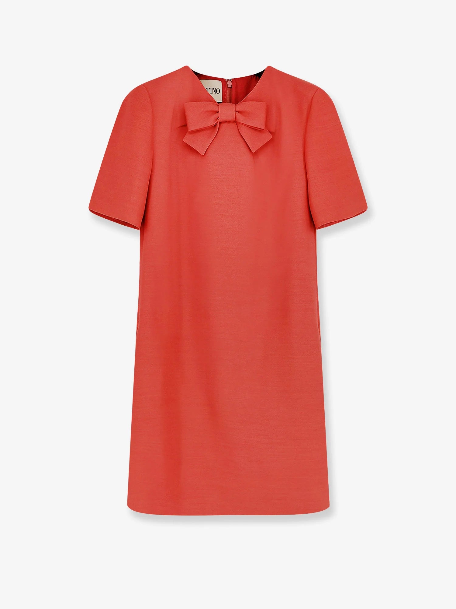 Wool and silk blend short dress